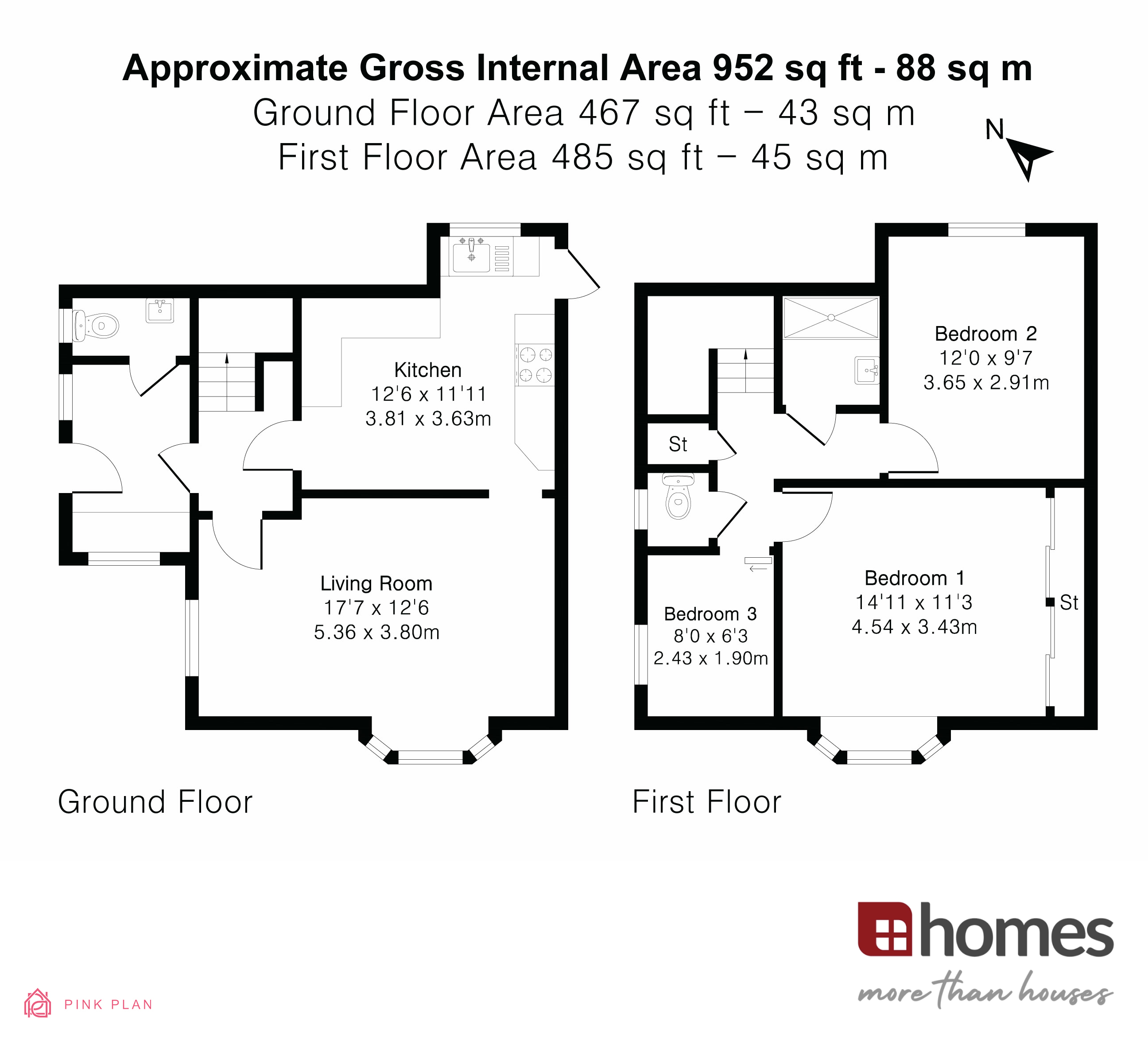 Floorplan for Petersfield, Hampshire
