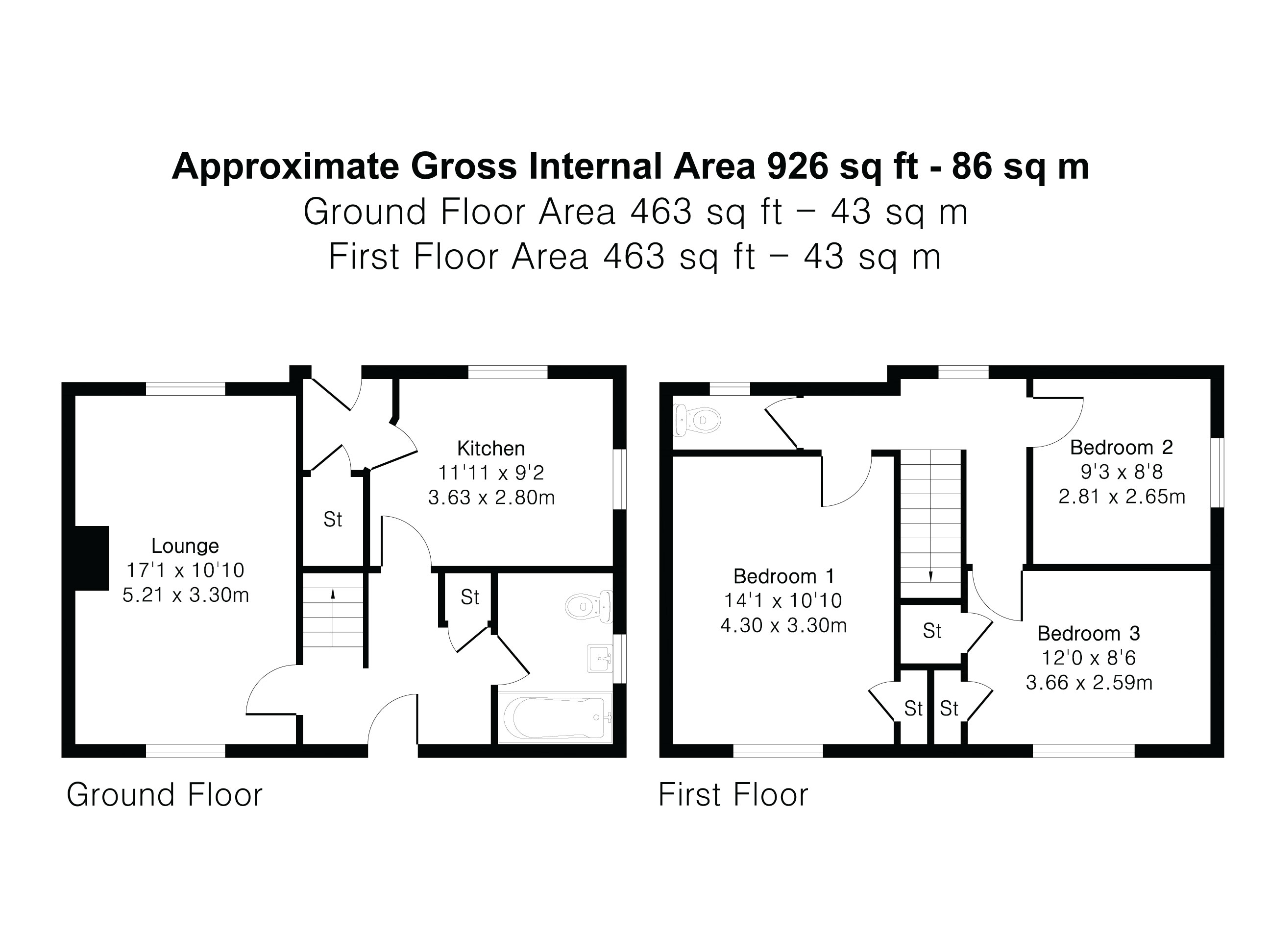Floorplan for Liss, Hampshire