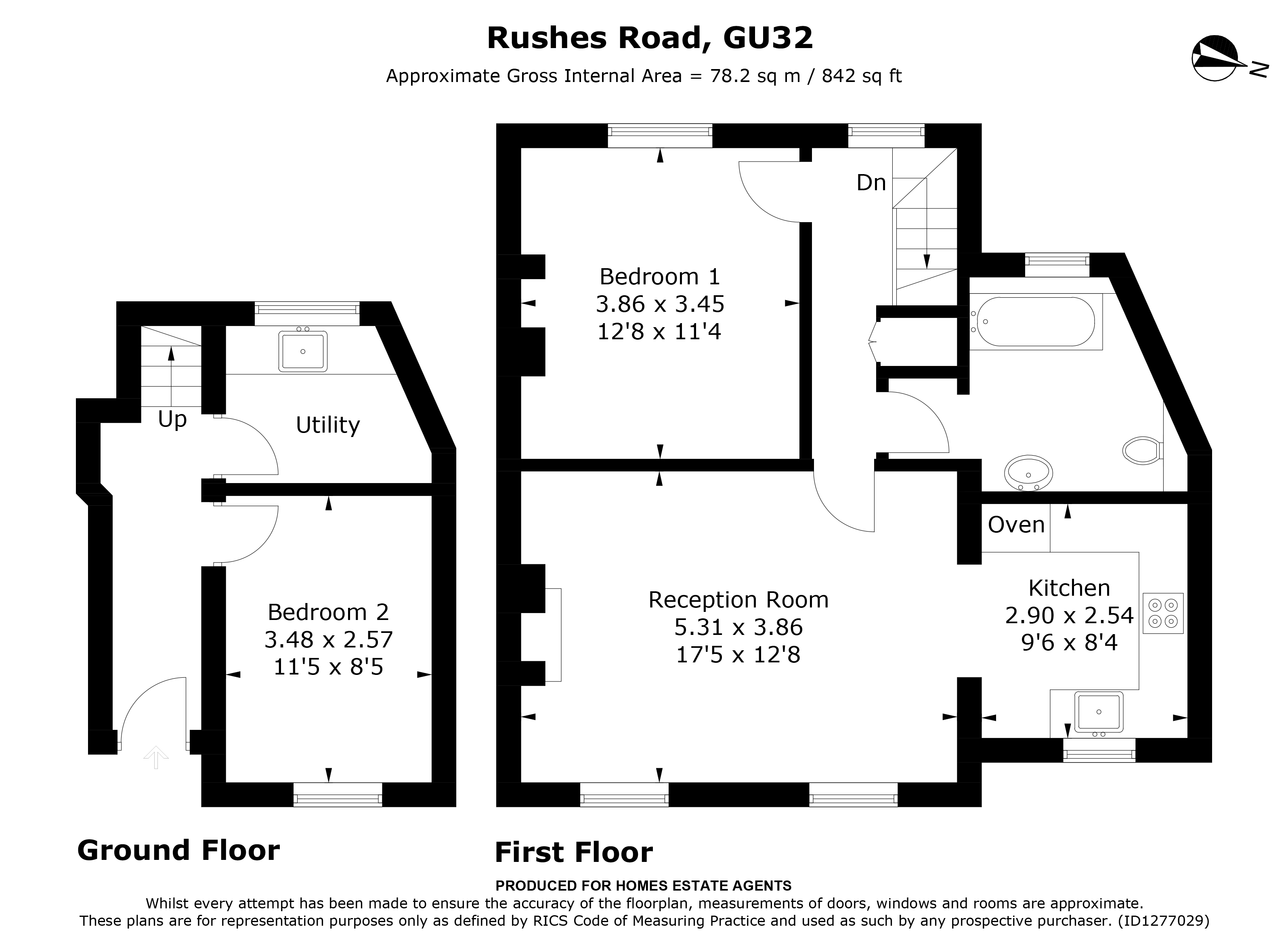 Floorplan for Petersfield, Hampshire