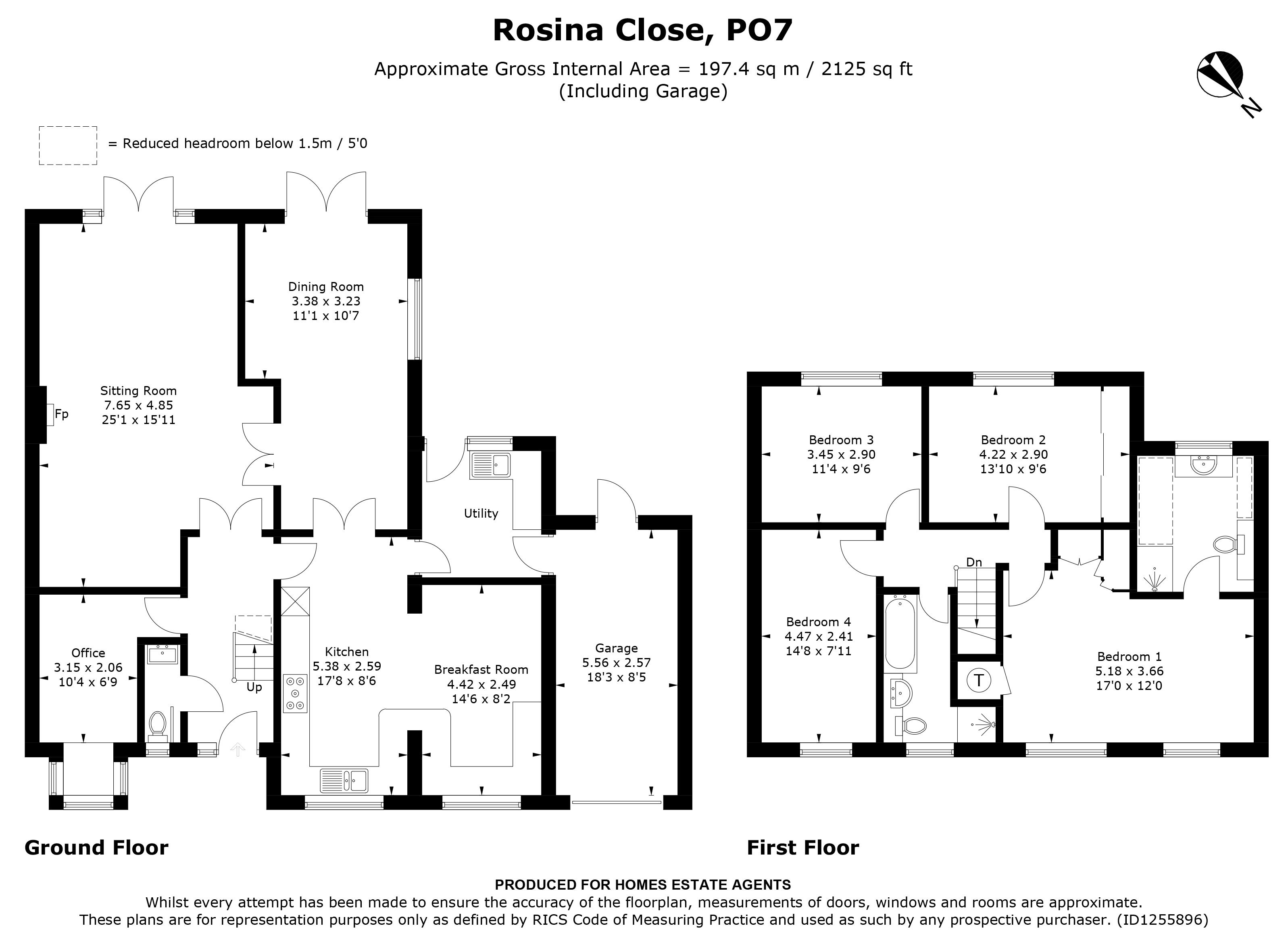 Floorplan for Waterlooville, Hampshire