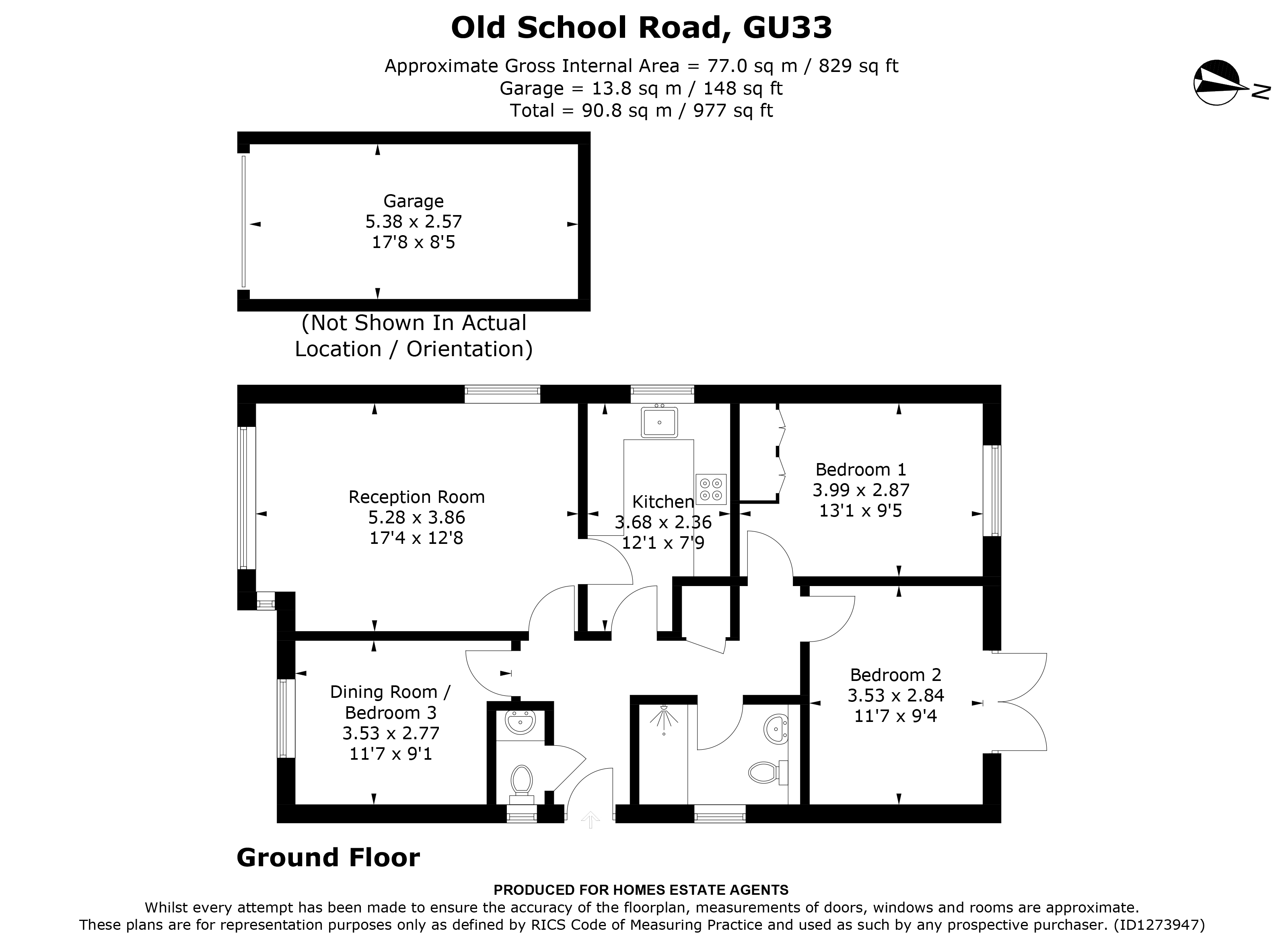 Floorplan for Liss, Hampshire