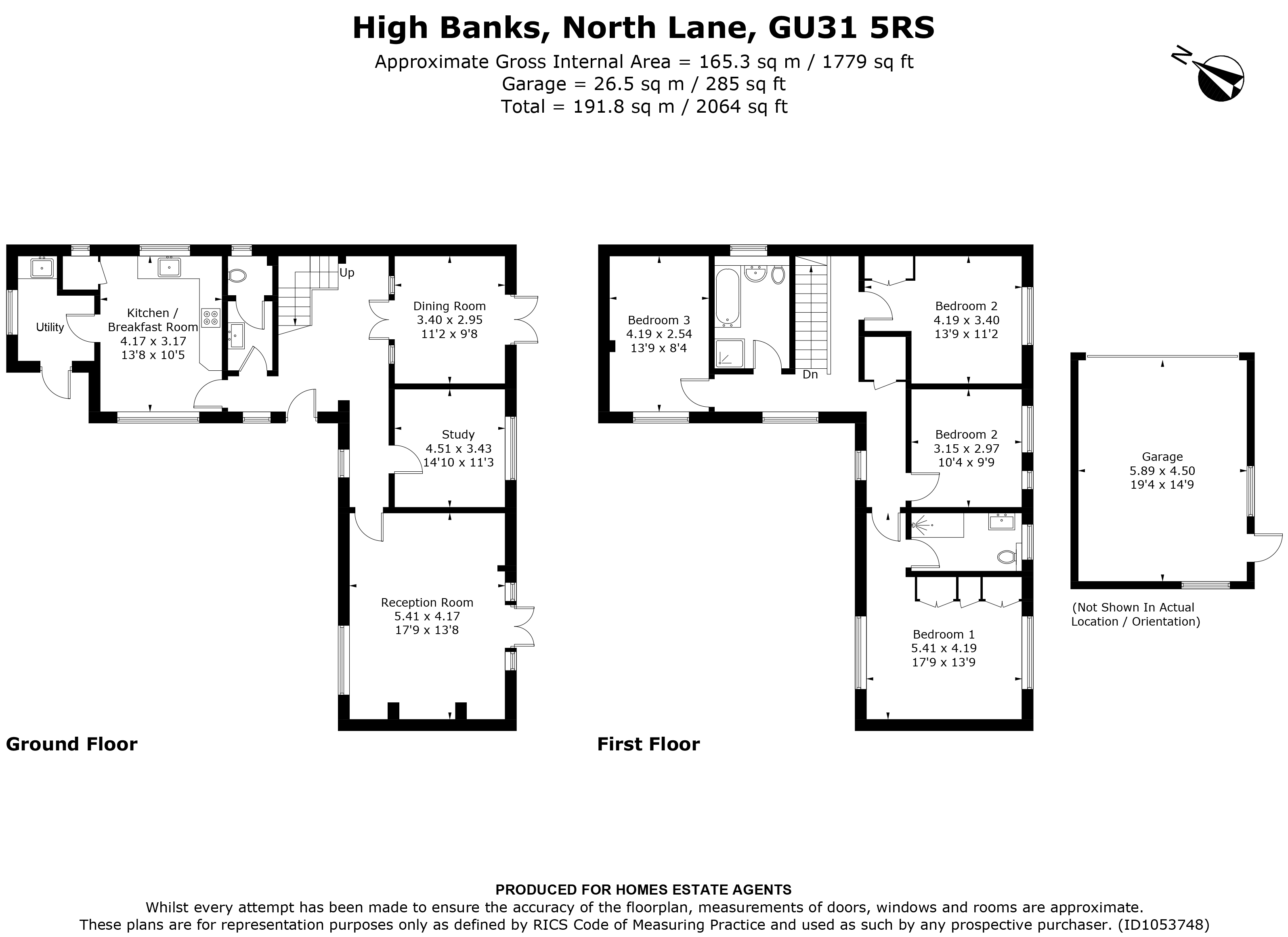 Floorplan for Buriton, Petersfield, Hampshire