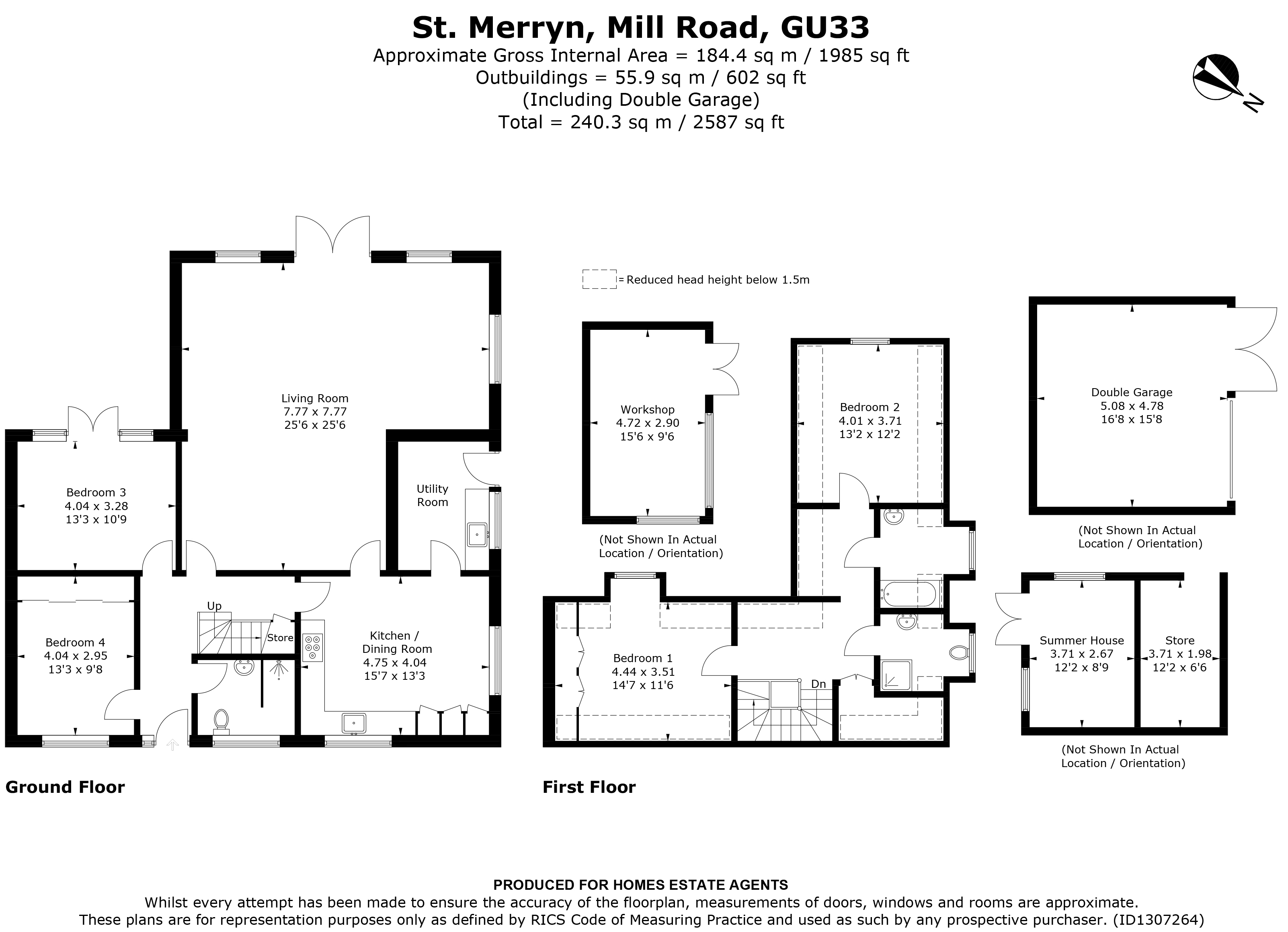 Floorplan for Liss, Hampshire