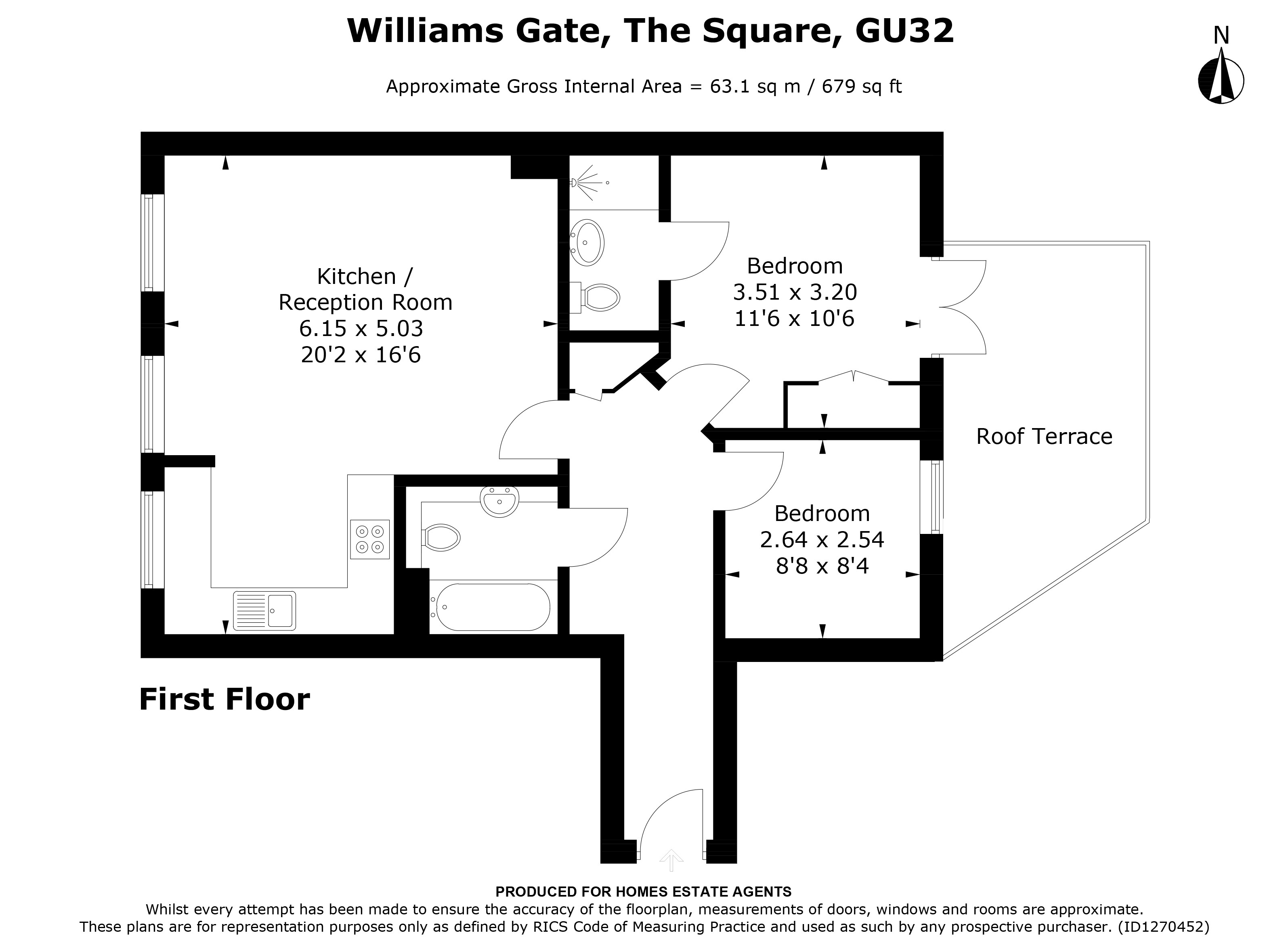 Floorplan for Petersfield, Hampshire