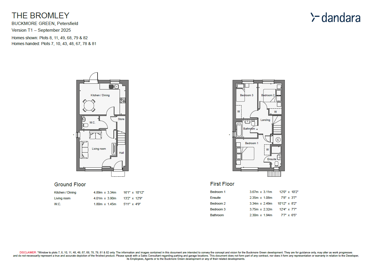 Floorplan for Petersfield, Hampshire