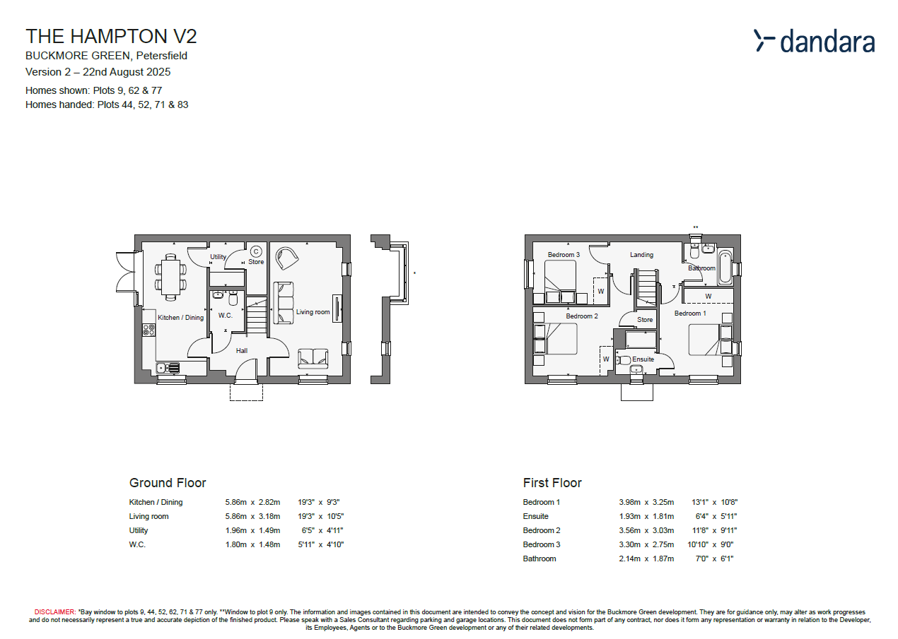 Floorplan for Petersfield, Hampshire