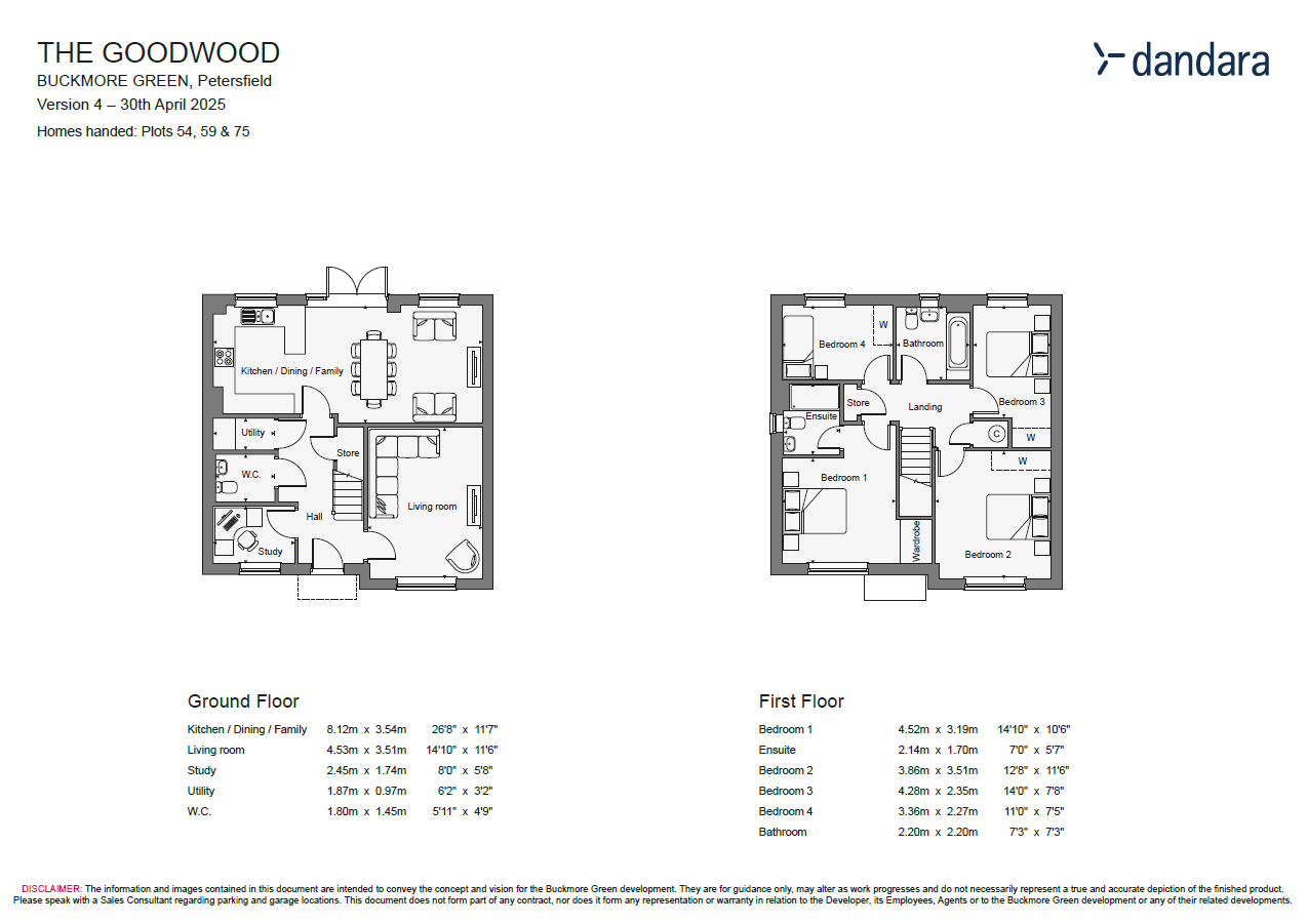 Floorplan for Petersfield, Hampshire