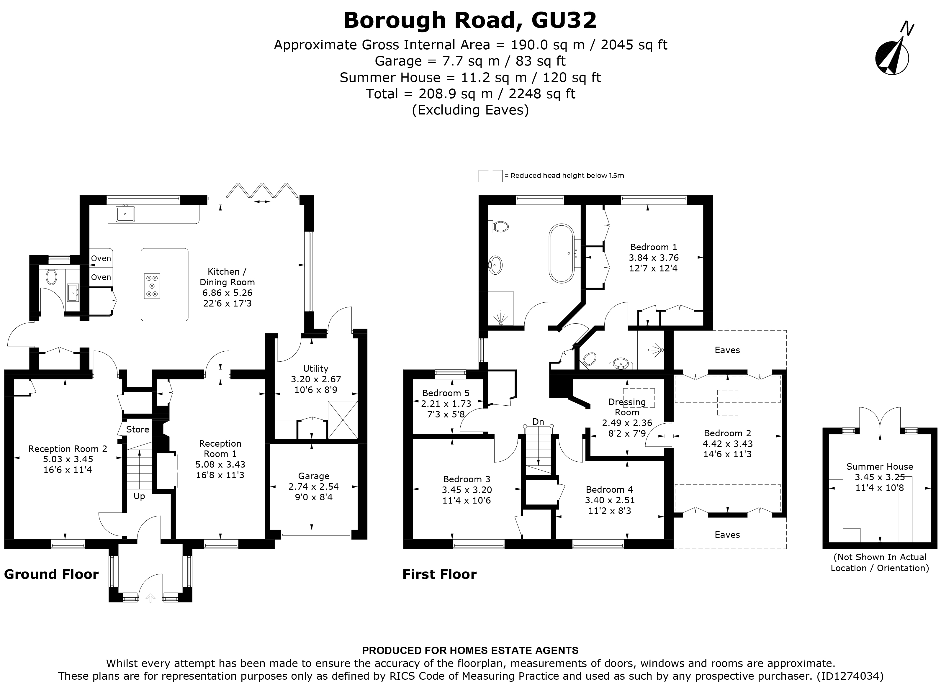 Floorplan for Petersfield, Hampshire
