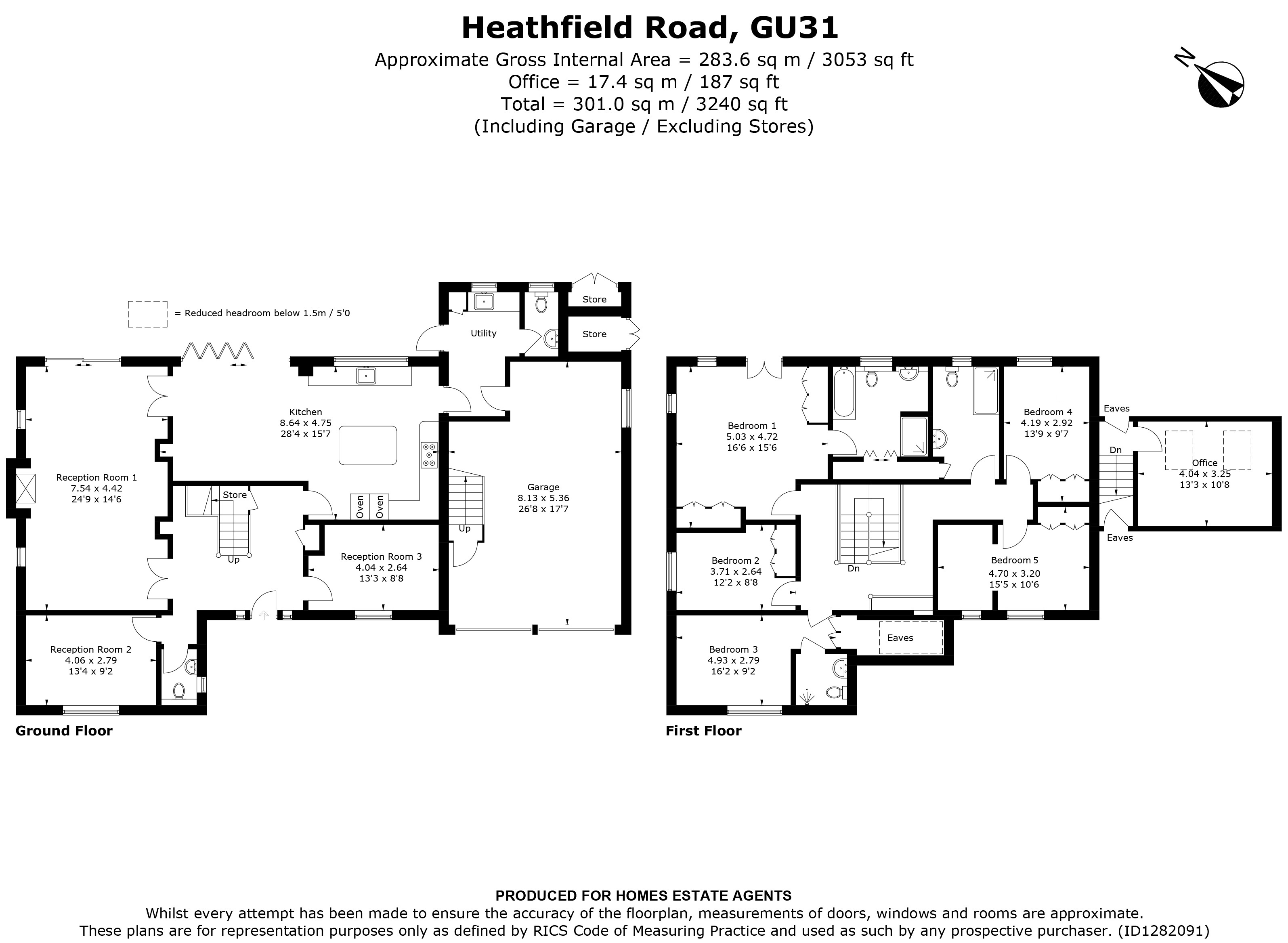 Floorplan for Petersfield, Hampshire