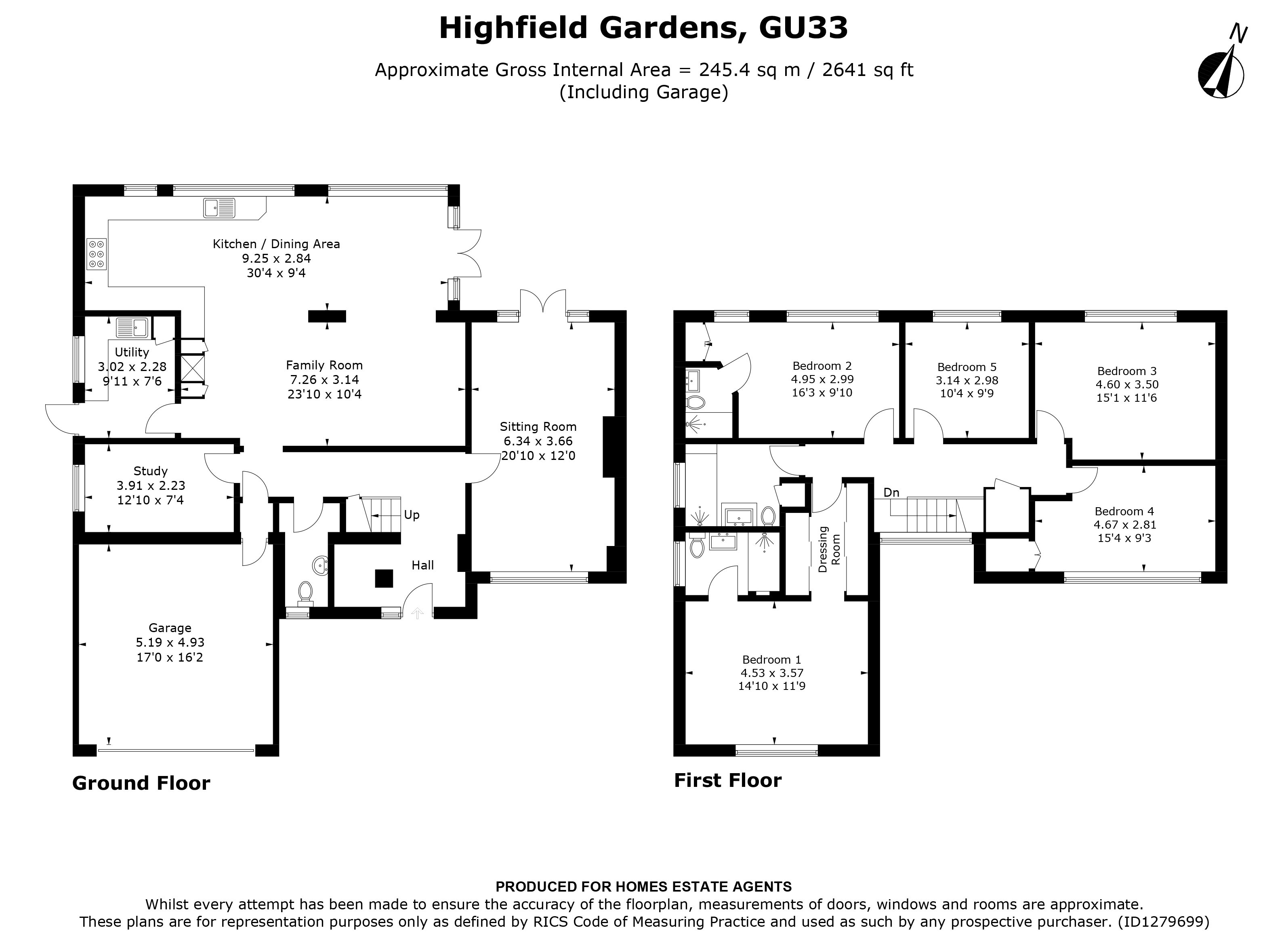 Floorplan for Liss, Hampshire