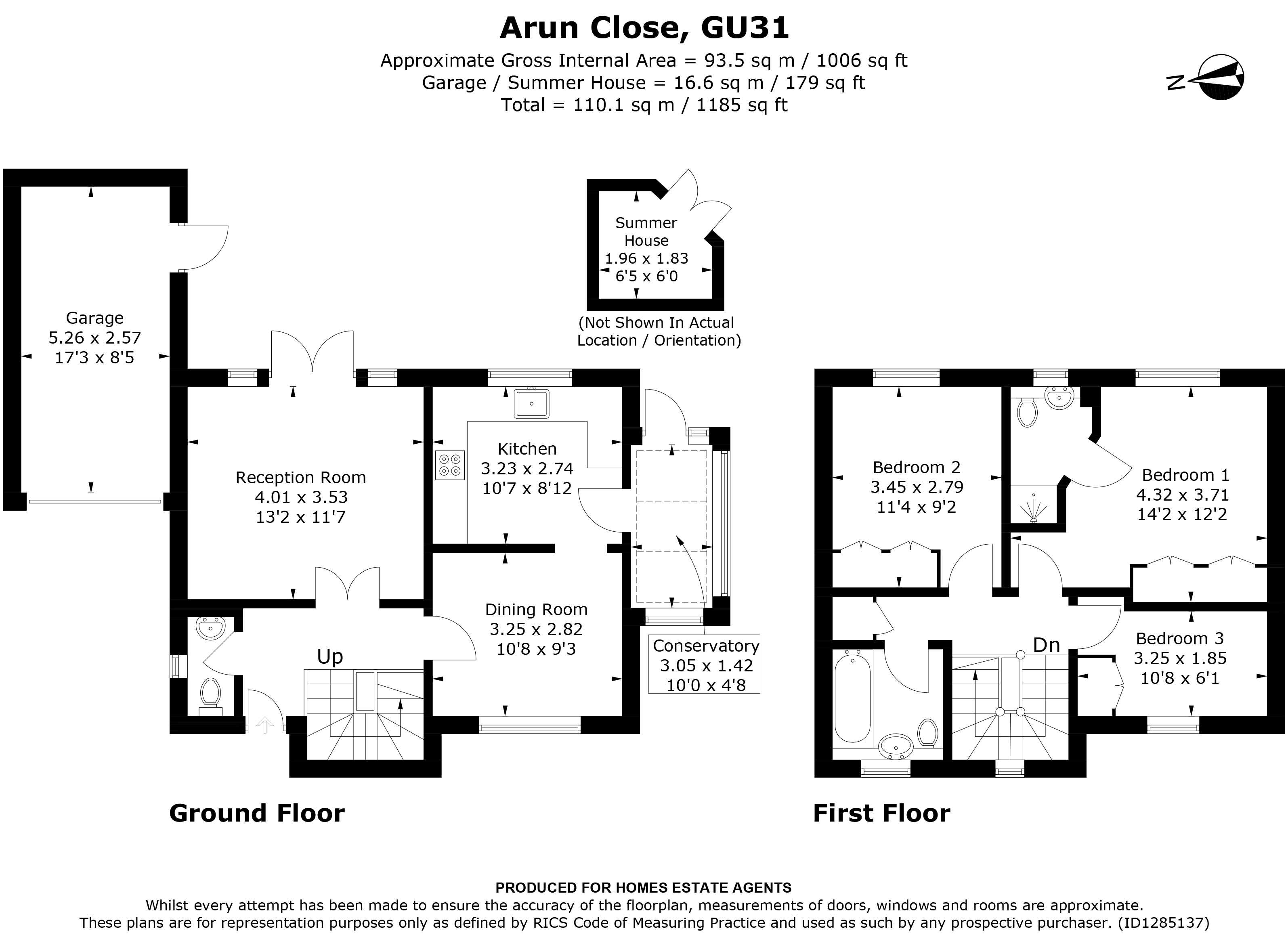 Floorplan for Petersfield, Hampshire