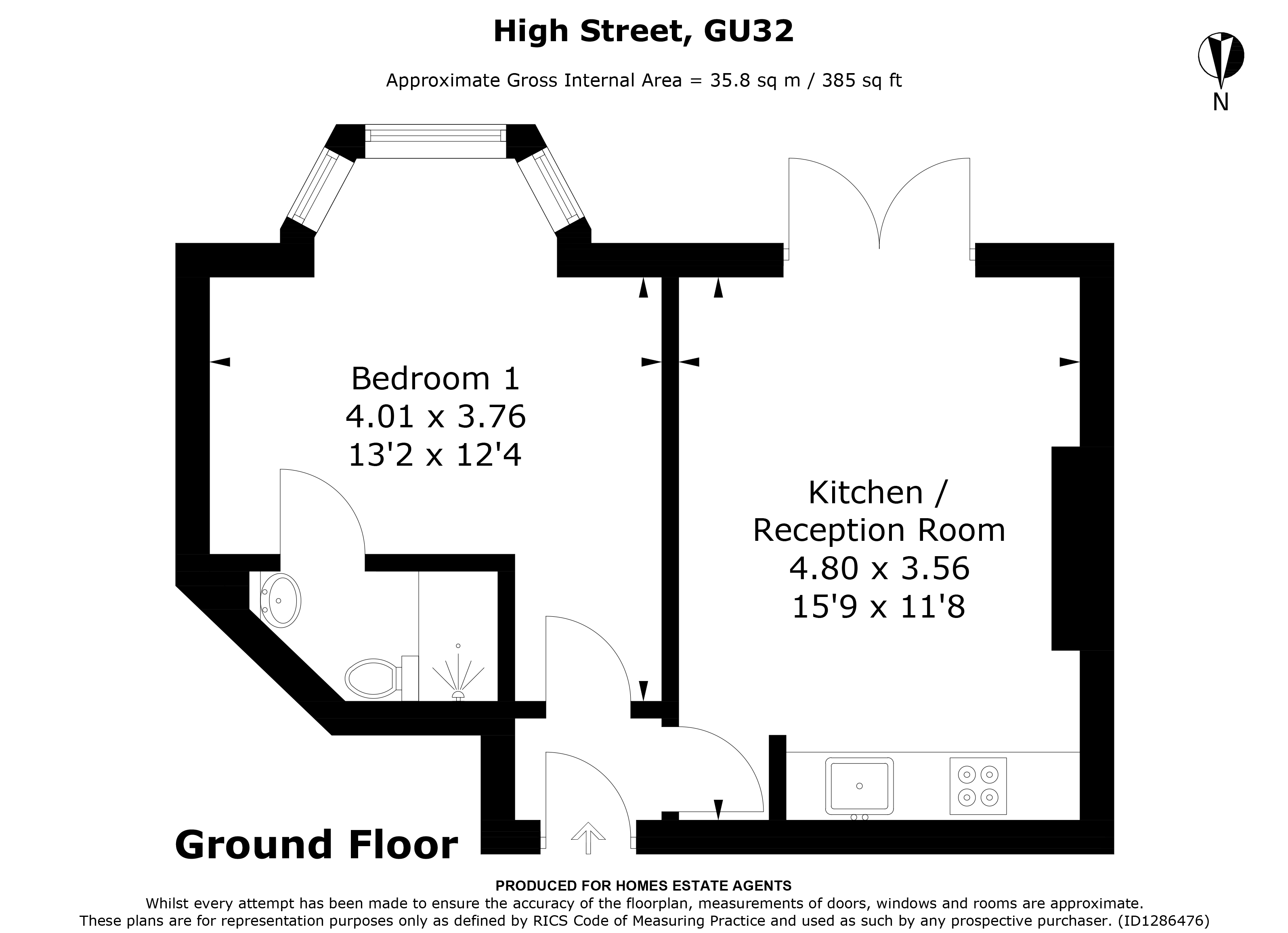 Floorplan for Petersfield, Hampshire