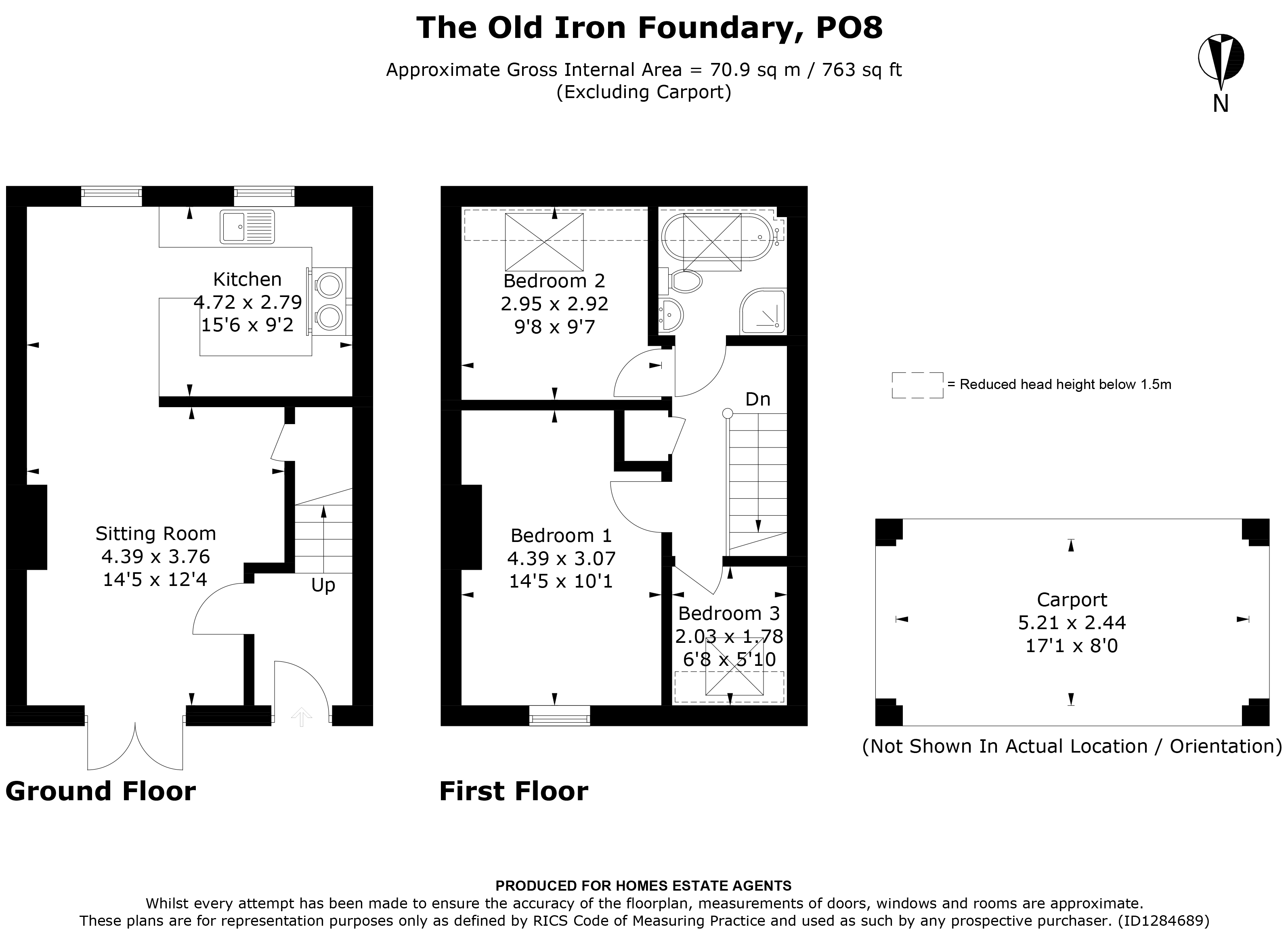 Floorplan for Finchdean, Waterlooville, Hampshire