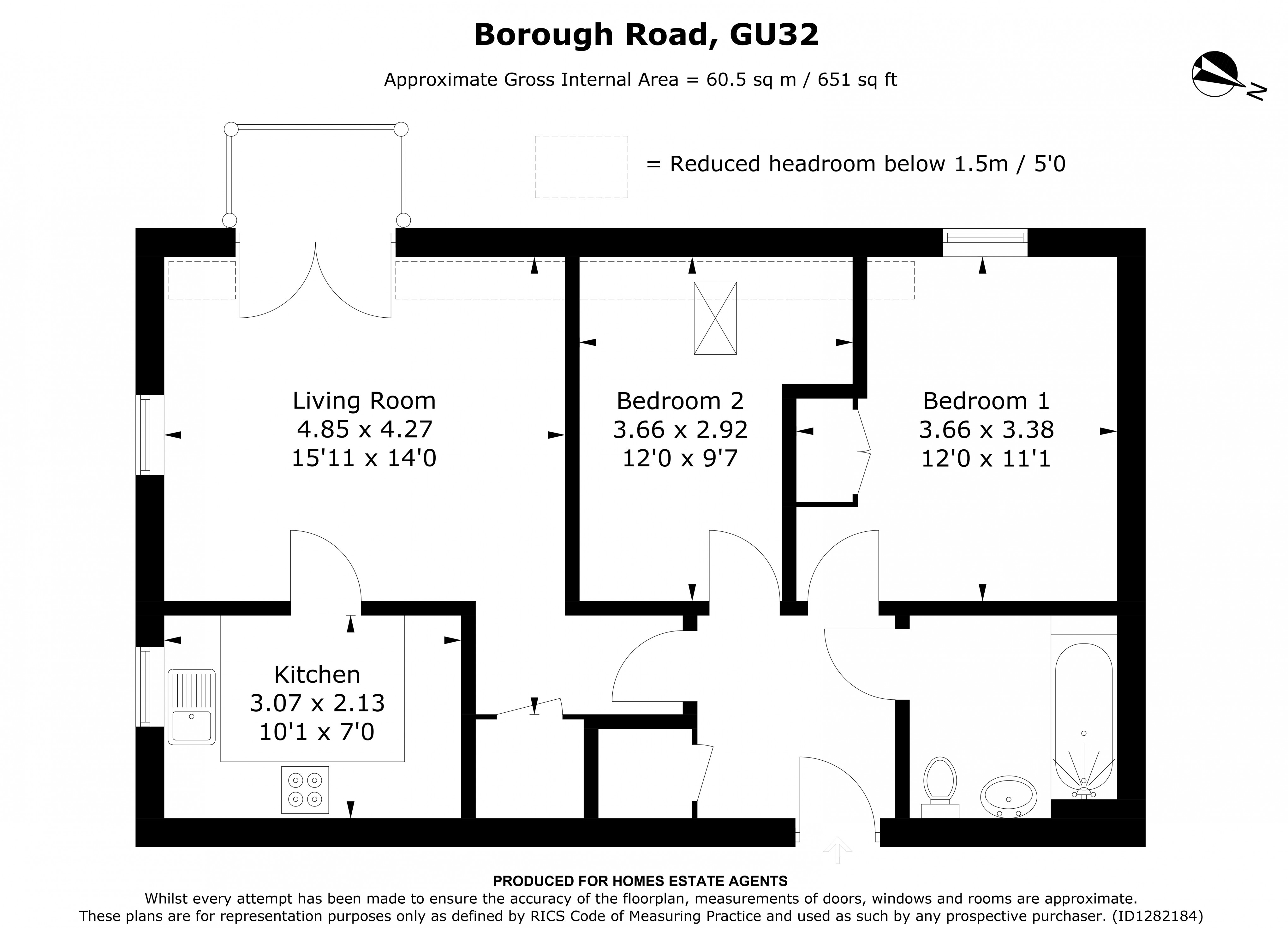 Floorplan for Petersfield, Hampshire