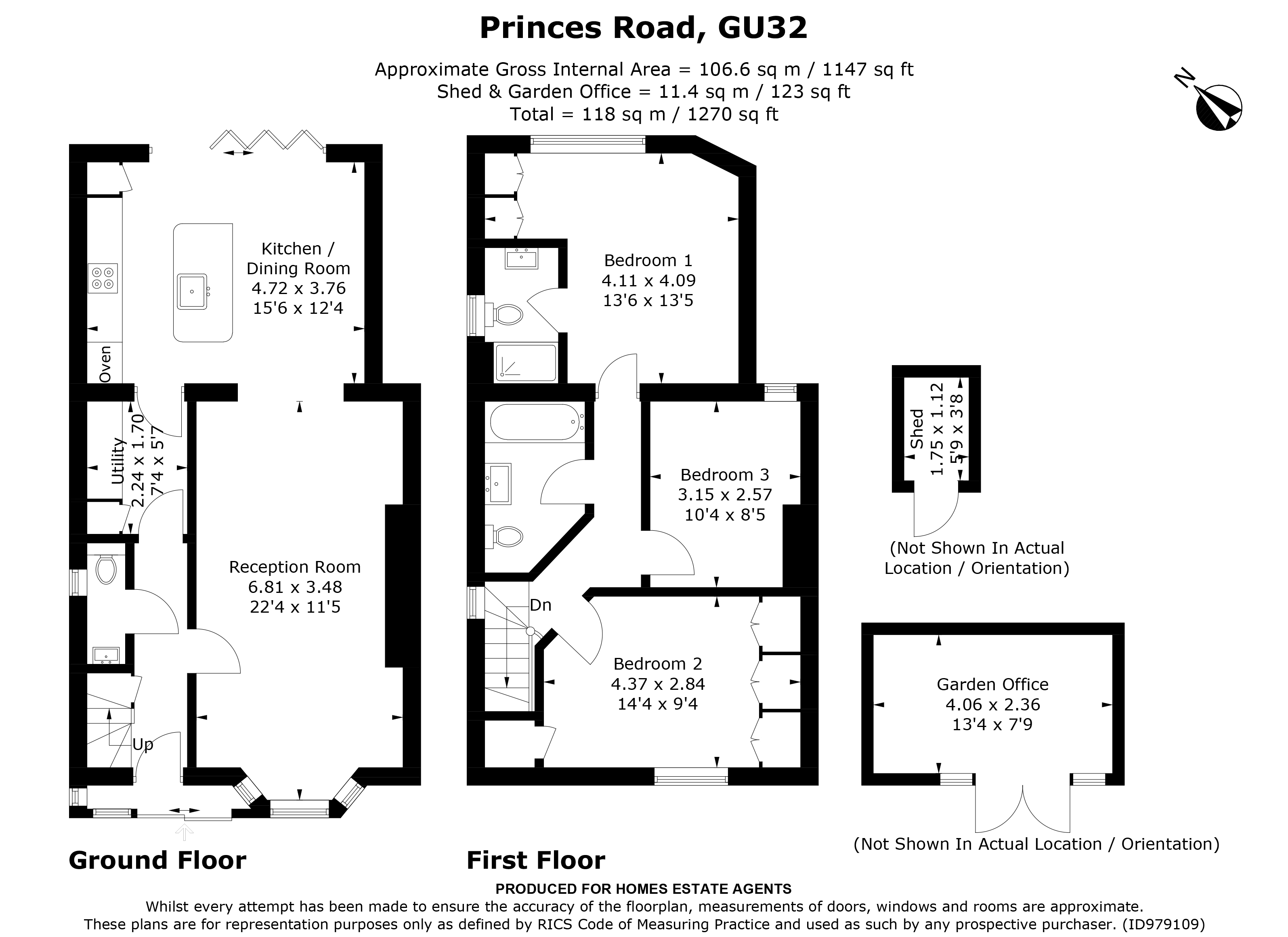 Floorplan for Petersfield, Hampshire