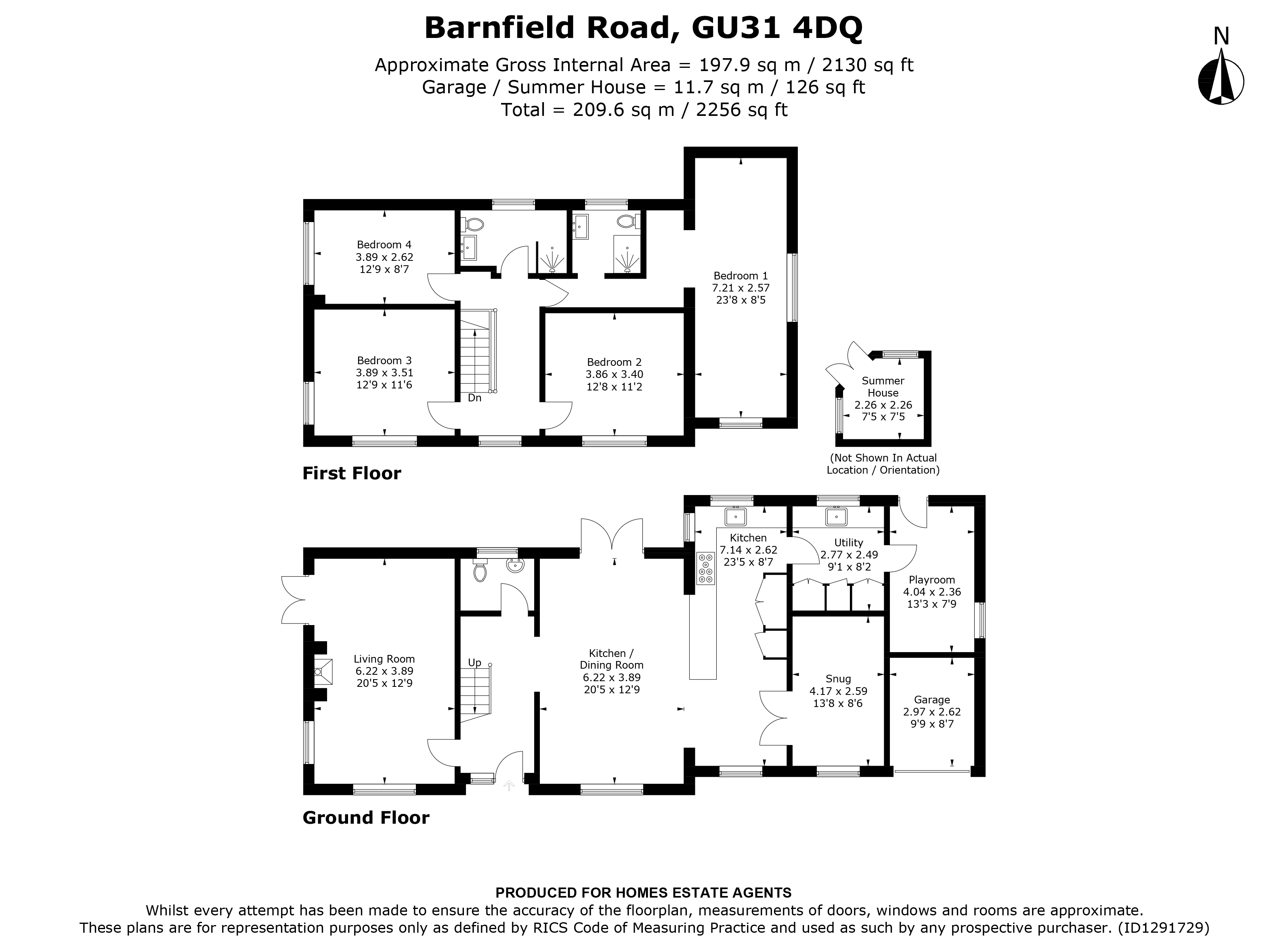 Floorplan for Petersfield, Hampshire