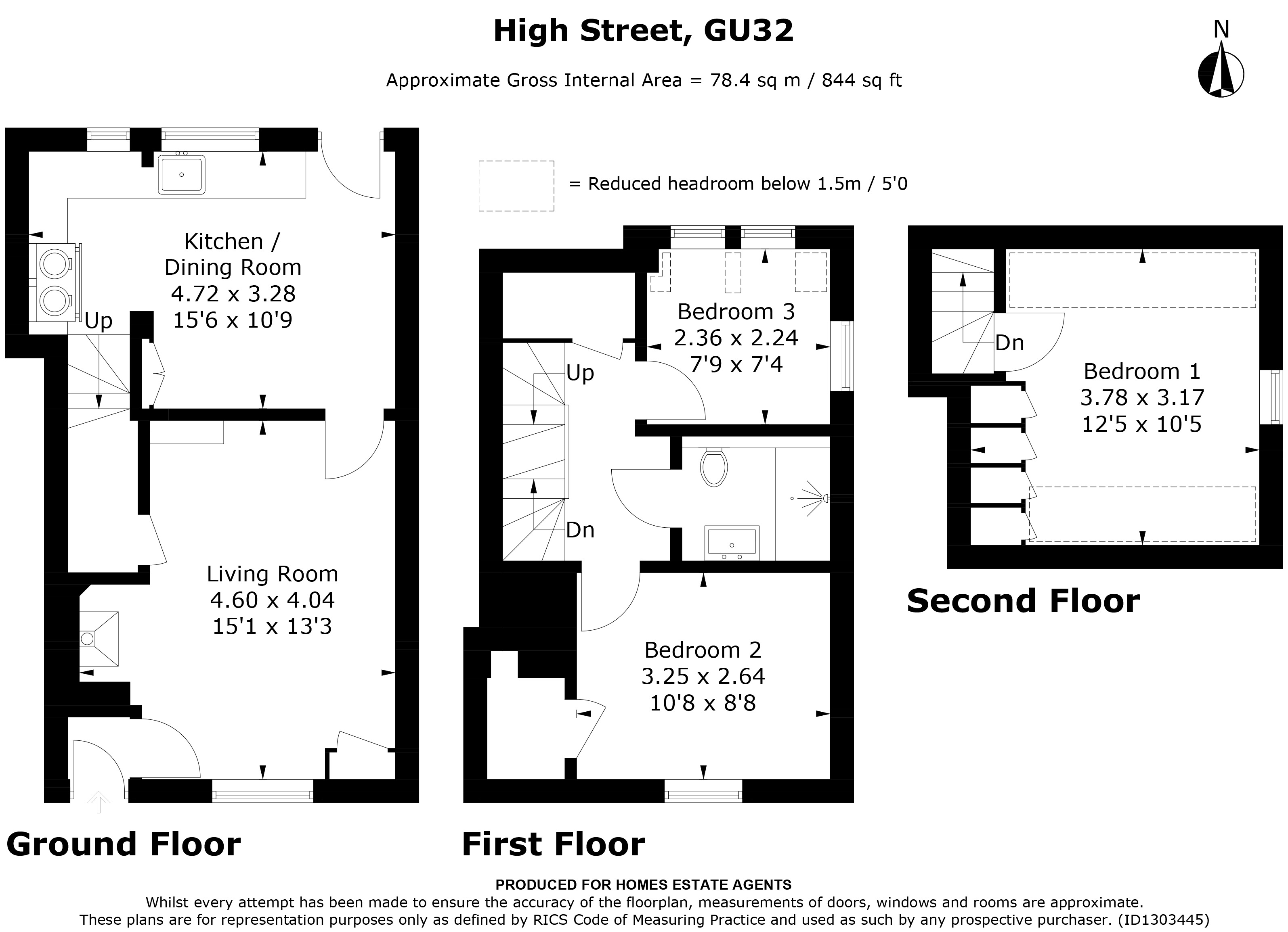Floorplan for East Meon, Petersfield, Hampshire