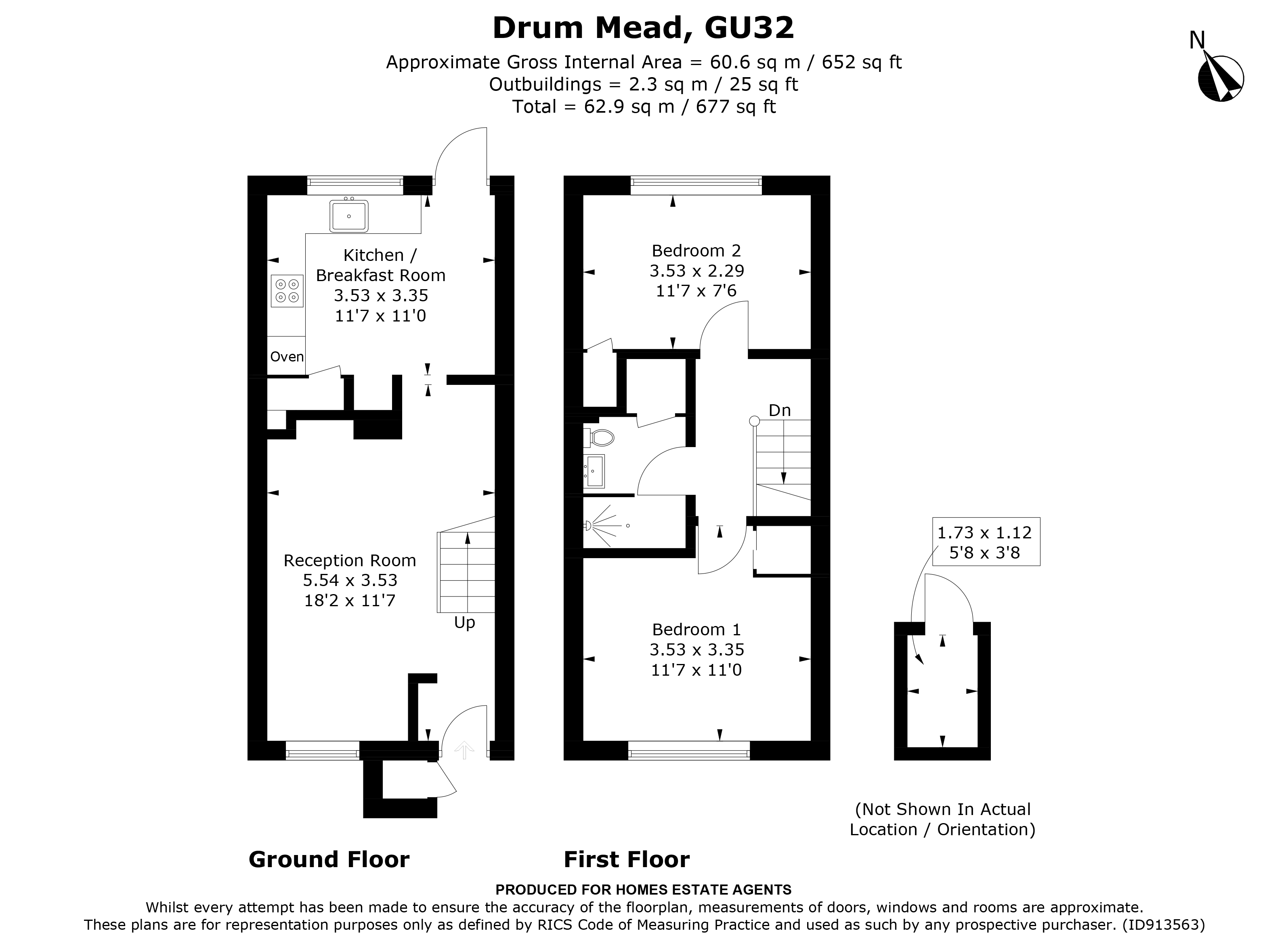 Floorplan for Petersfield, Hampshire