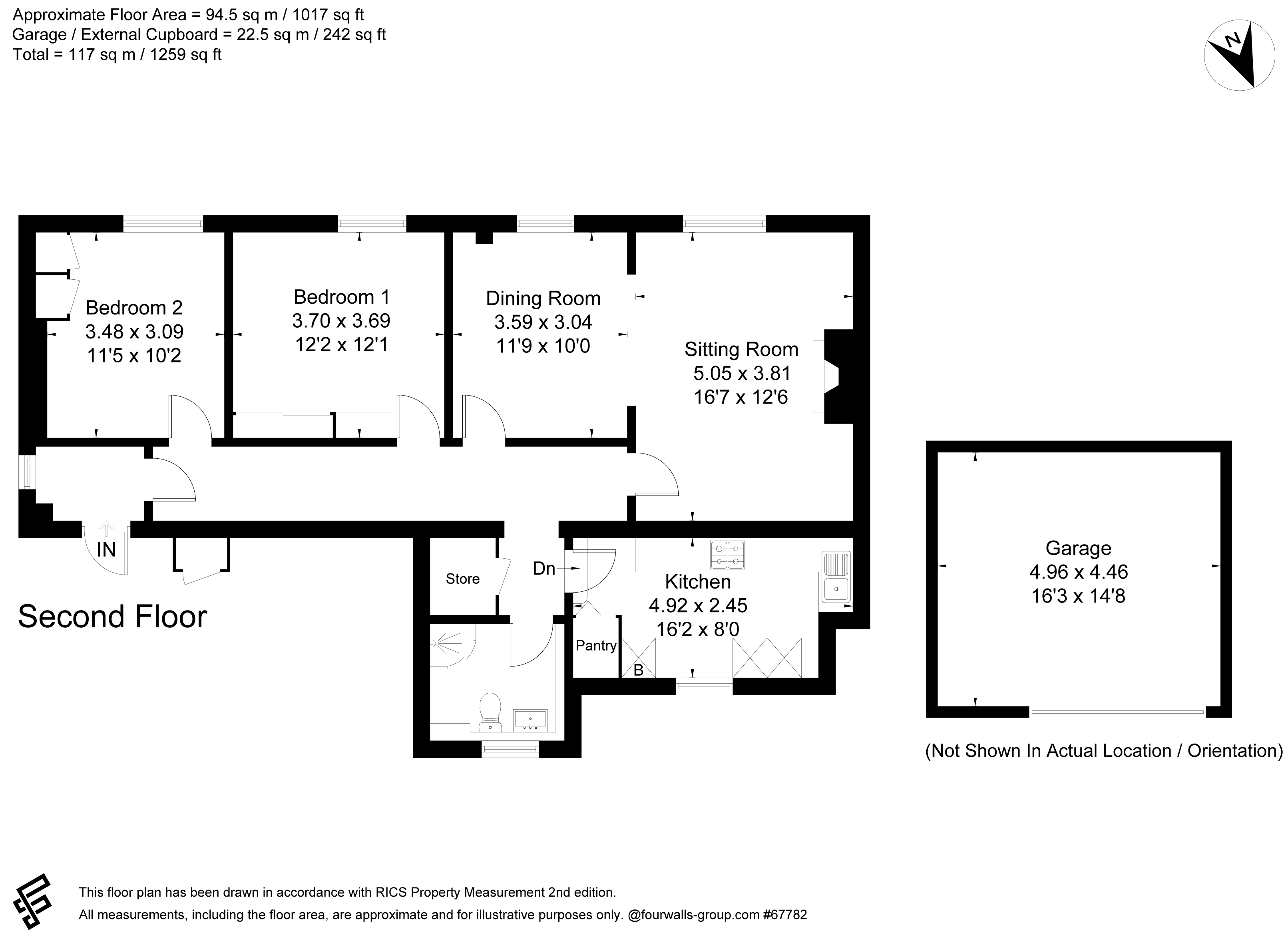 Floorplan for Petersfield, Hampshire