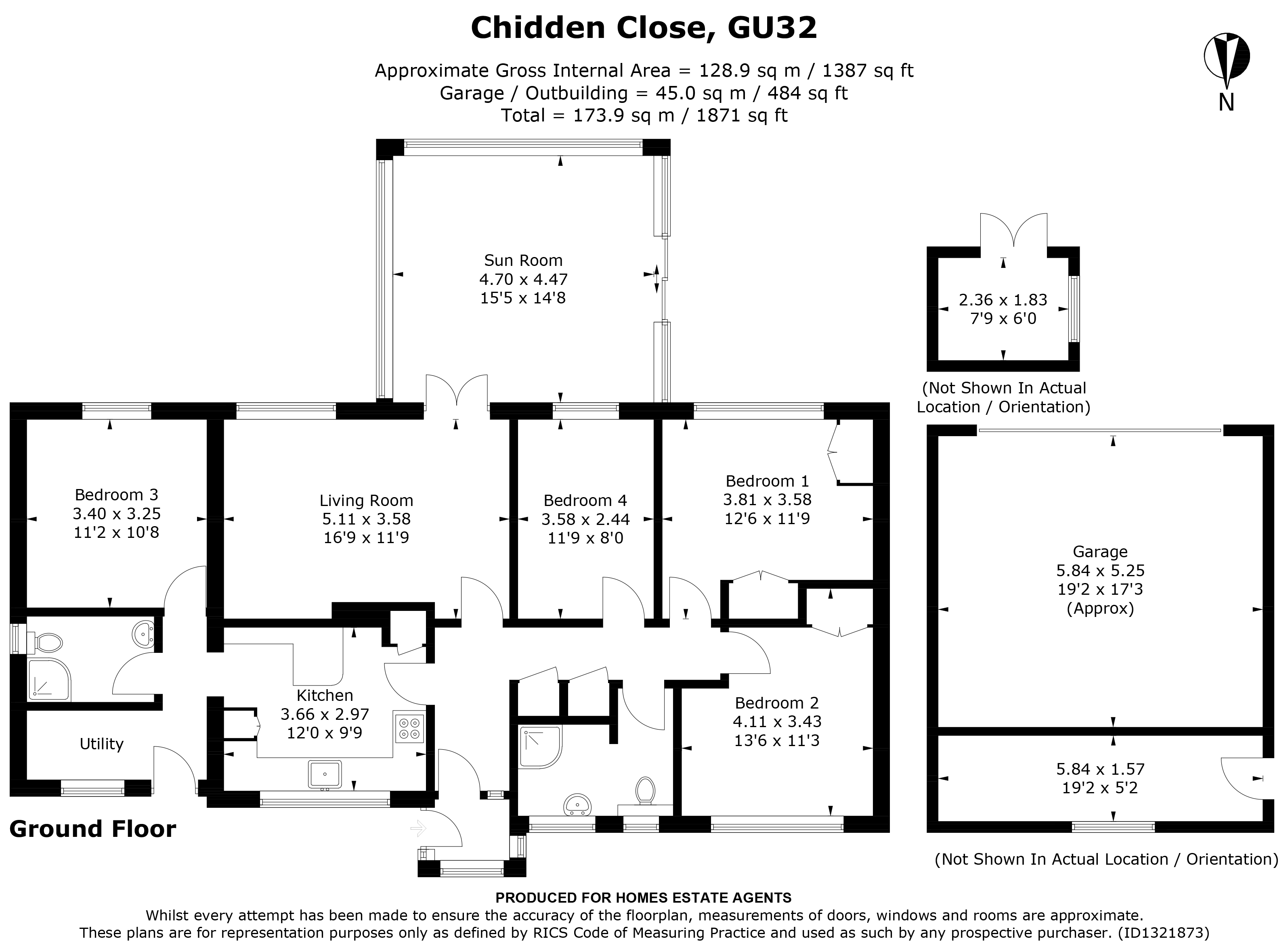 Floorplan for East Meon, Petersfield, Hampshire