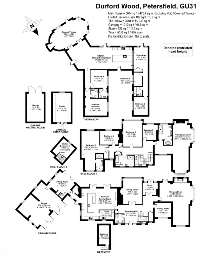 Floorplan for Petersfield, West Sussex
