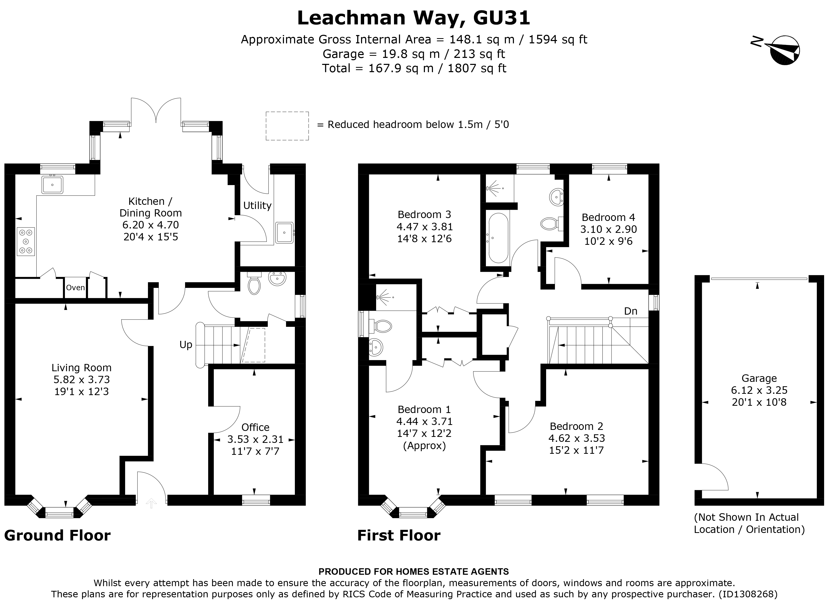 Floorplan for Petersfield, Hampshire