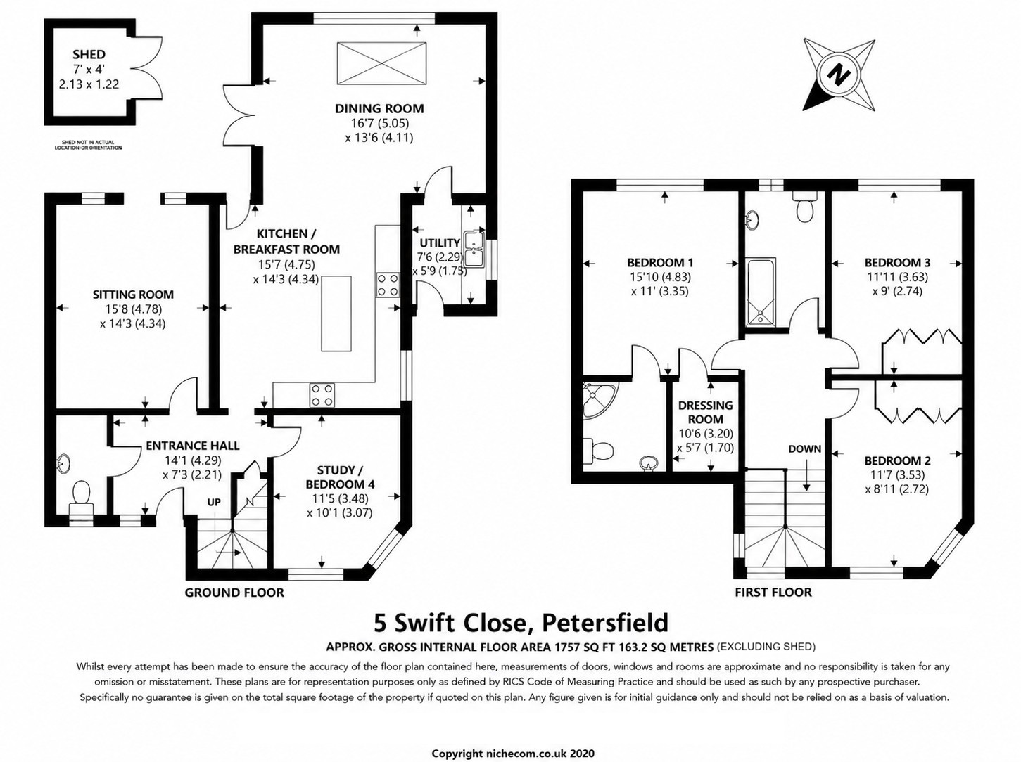 Floorplan for Petersfield, Hampshire