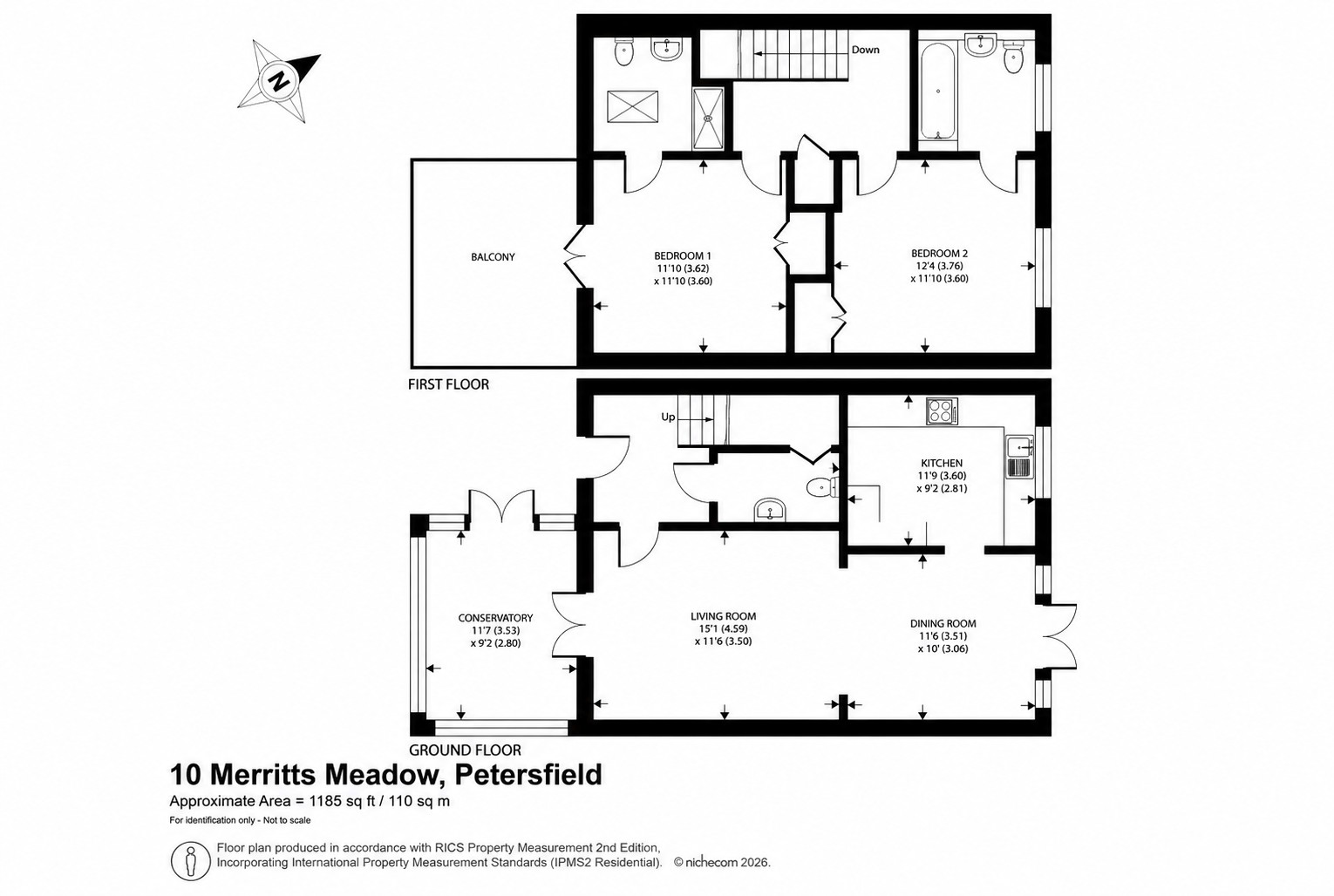 Floorplan for Petersfield, Hampshire