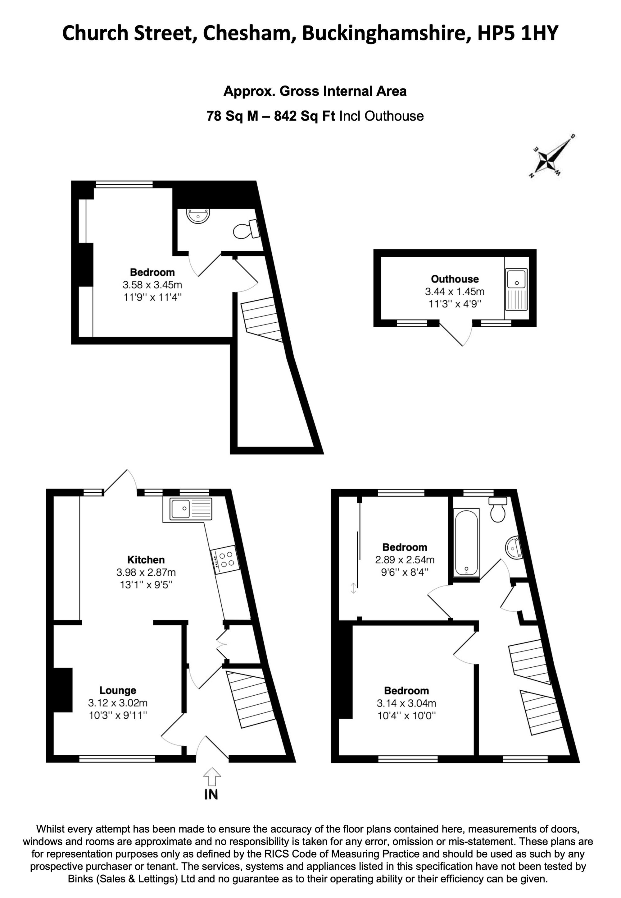 Floorplan for Church Street, Chesham, HP5