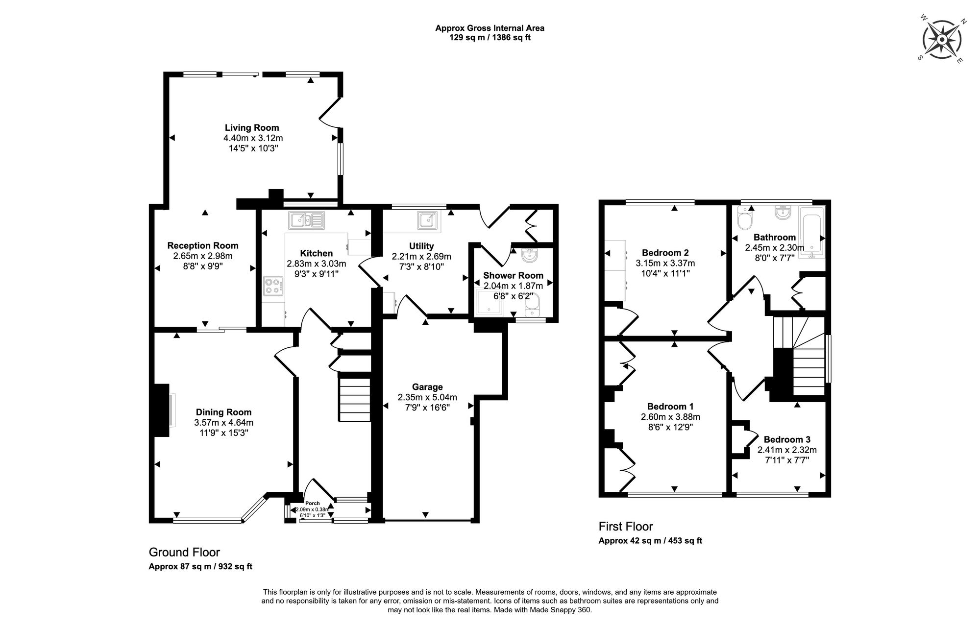 Floorplan for Garson Grove, Chesham, HP5