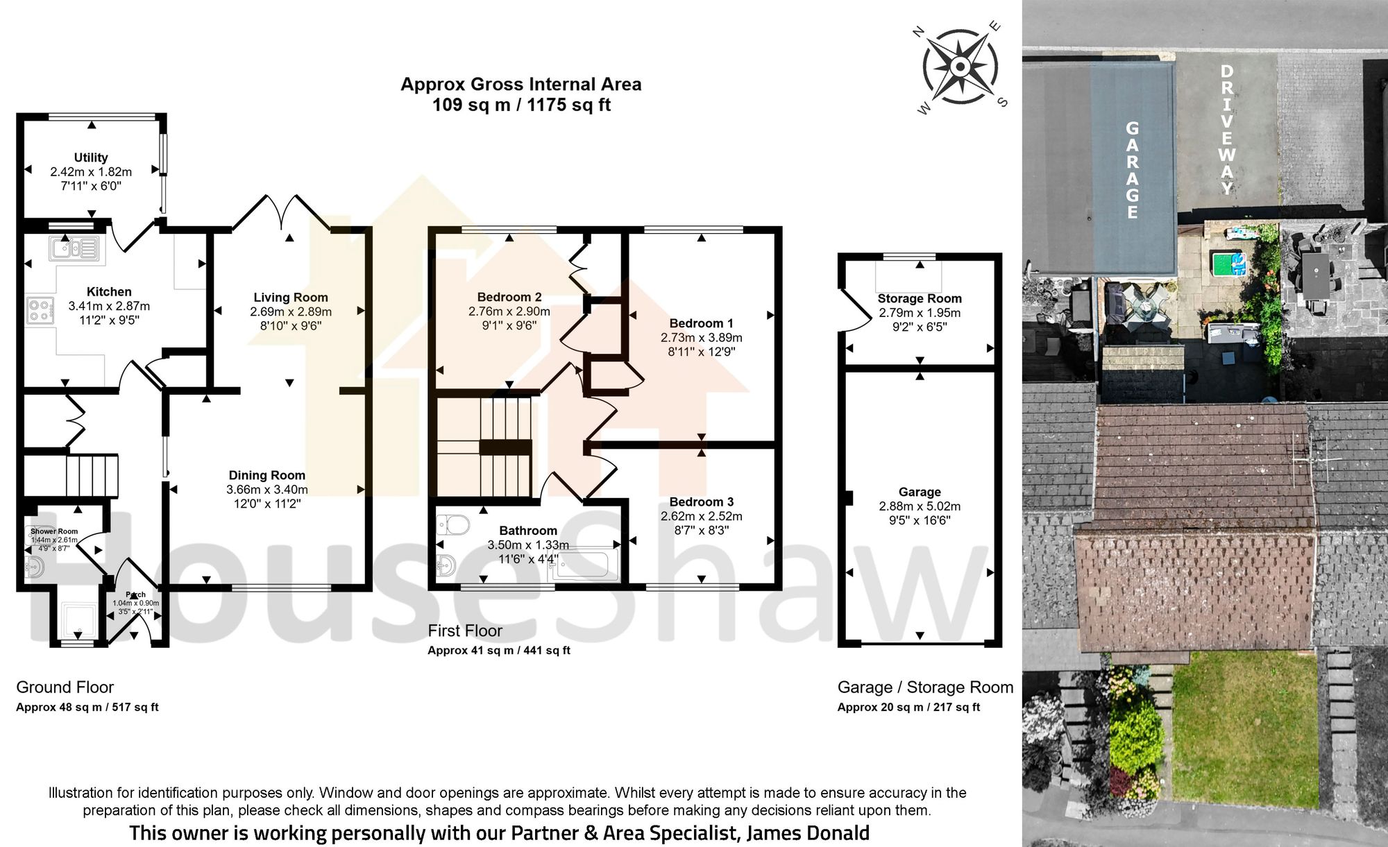 Floorplan for Hithercroft Road, High Wycombe, HP13