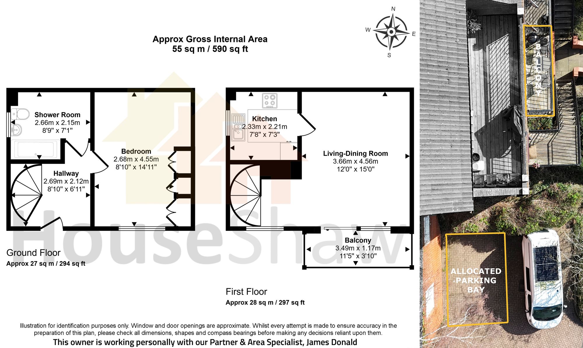Floorplan for Garratts Way, High Wycombe, HP13