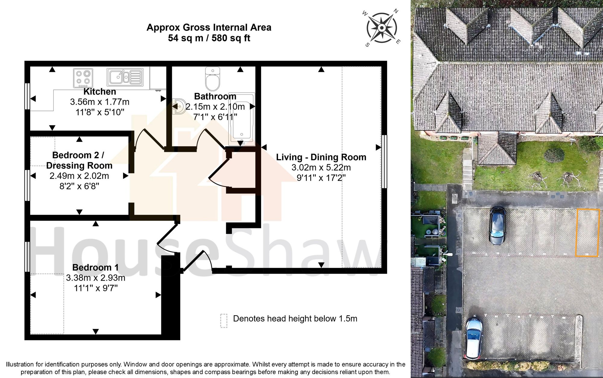 Floorplan for Lower Furney Close, High Wycombe, HP13