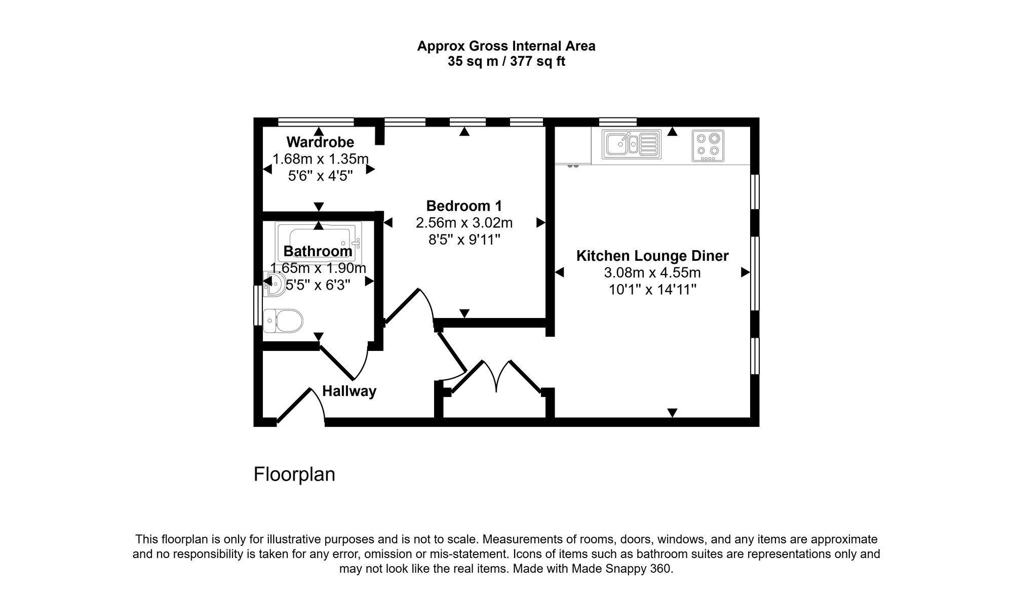 Floorplan for Broad Street, Copsham House, HP5