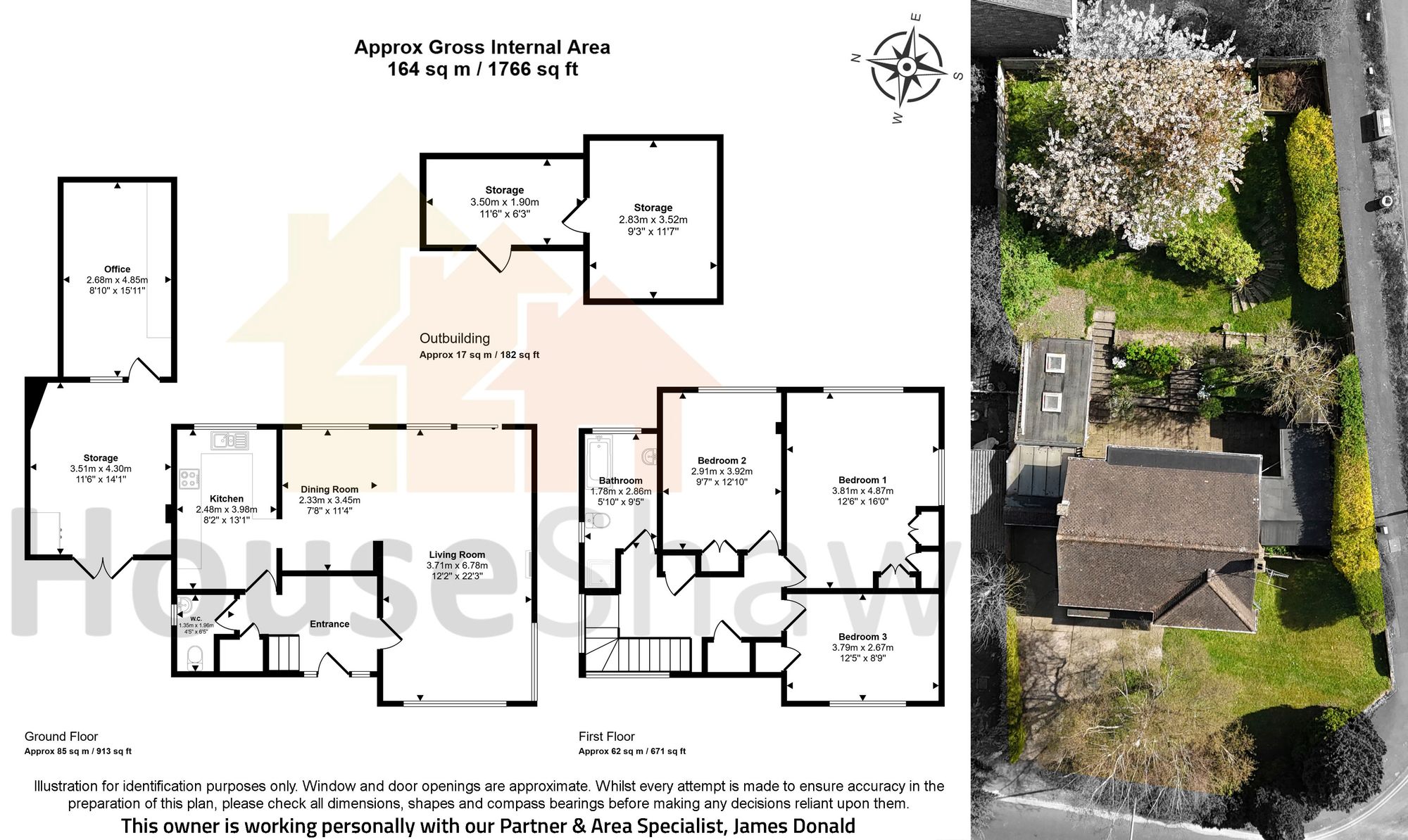 Floorplan for Desborough Avenue, High Wycombe, HP11