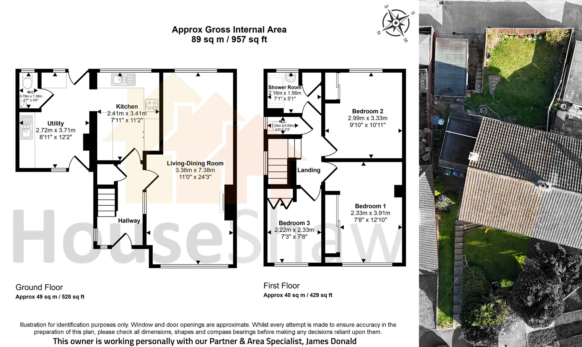 Floorplan for Telford Way, High Wycombe, HP13