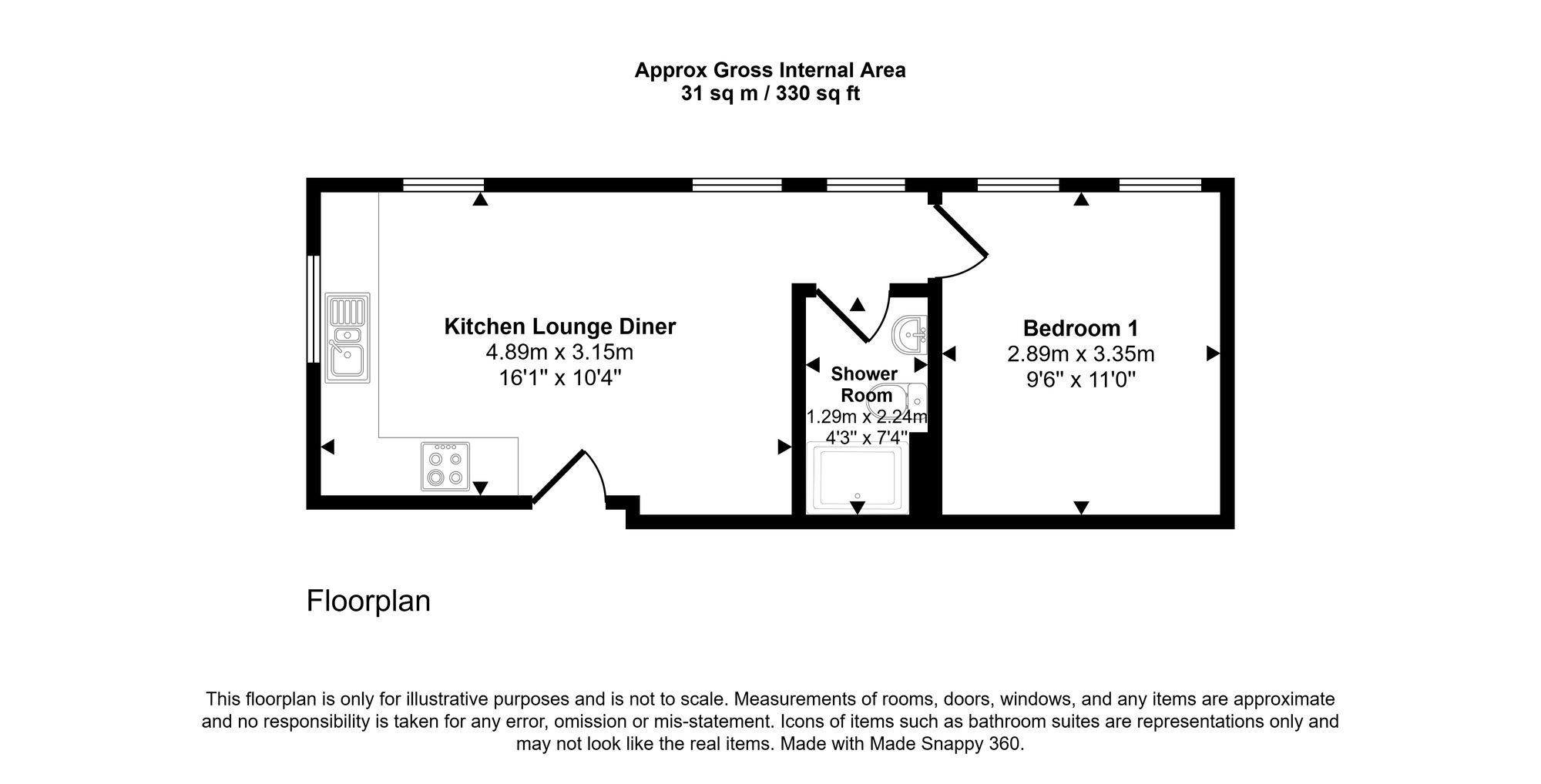 Floorplan for Higham Road, The Old Perfumery, HP5