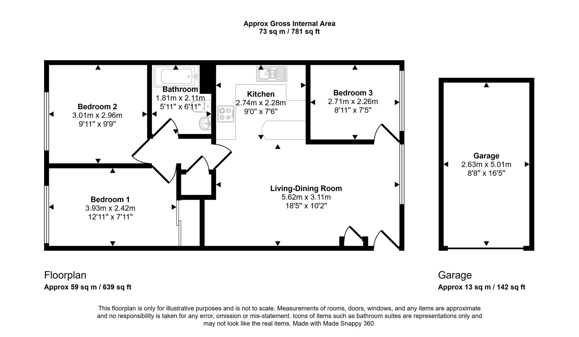 Floorplan for Berkhampstead Road, Chesham, HP5
