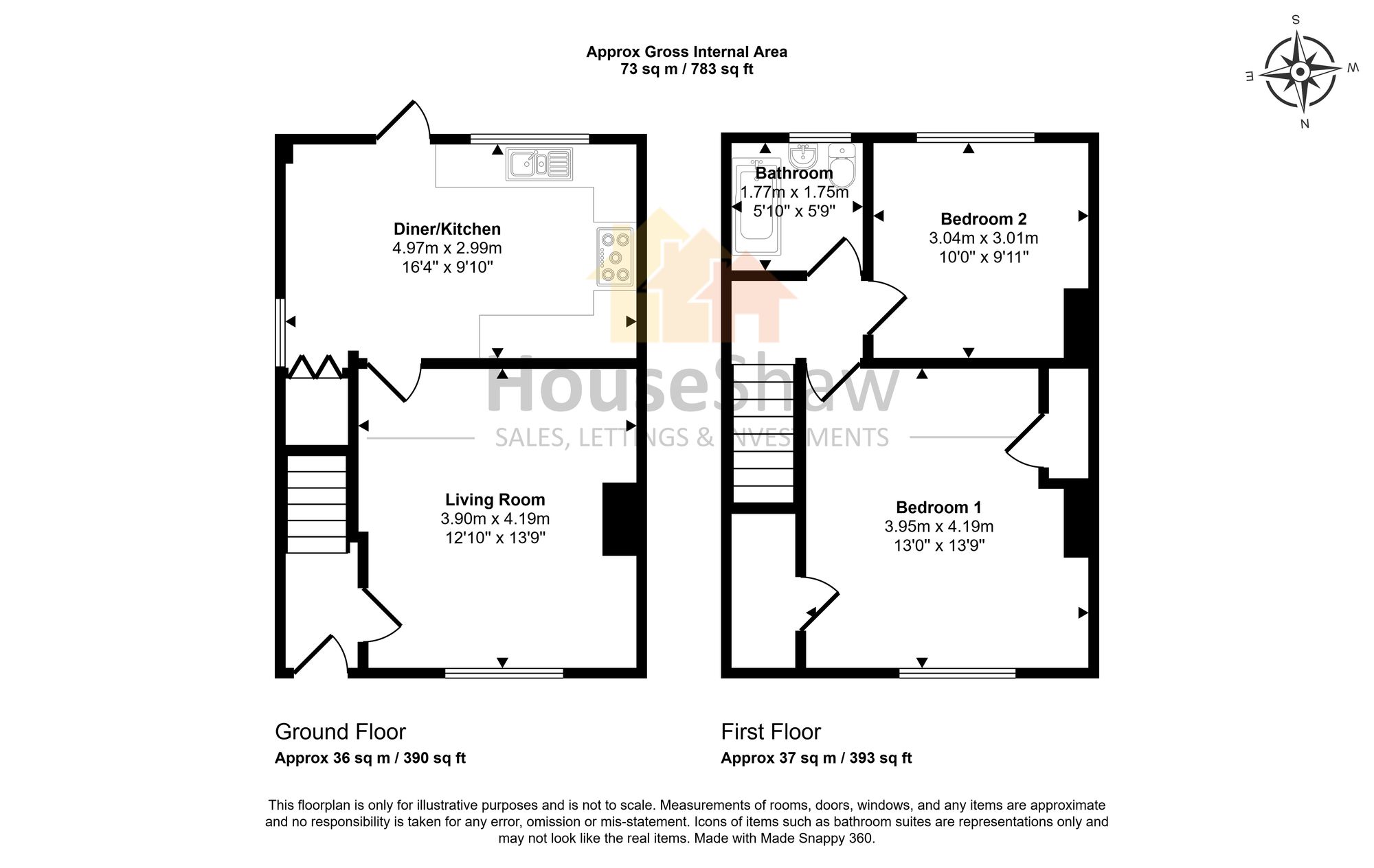 Floorplan for Nightingale Road, Chesham, HP5