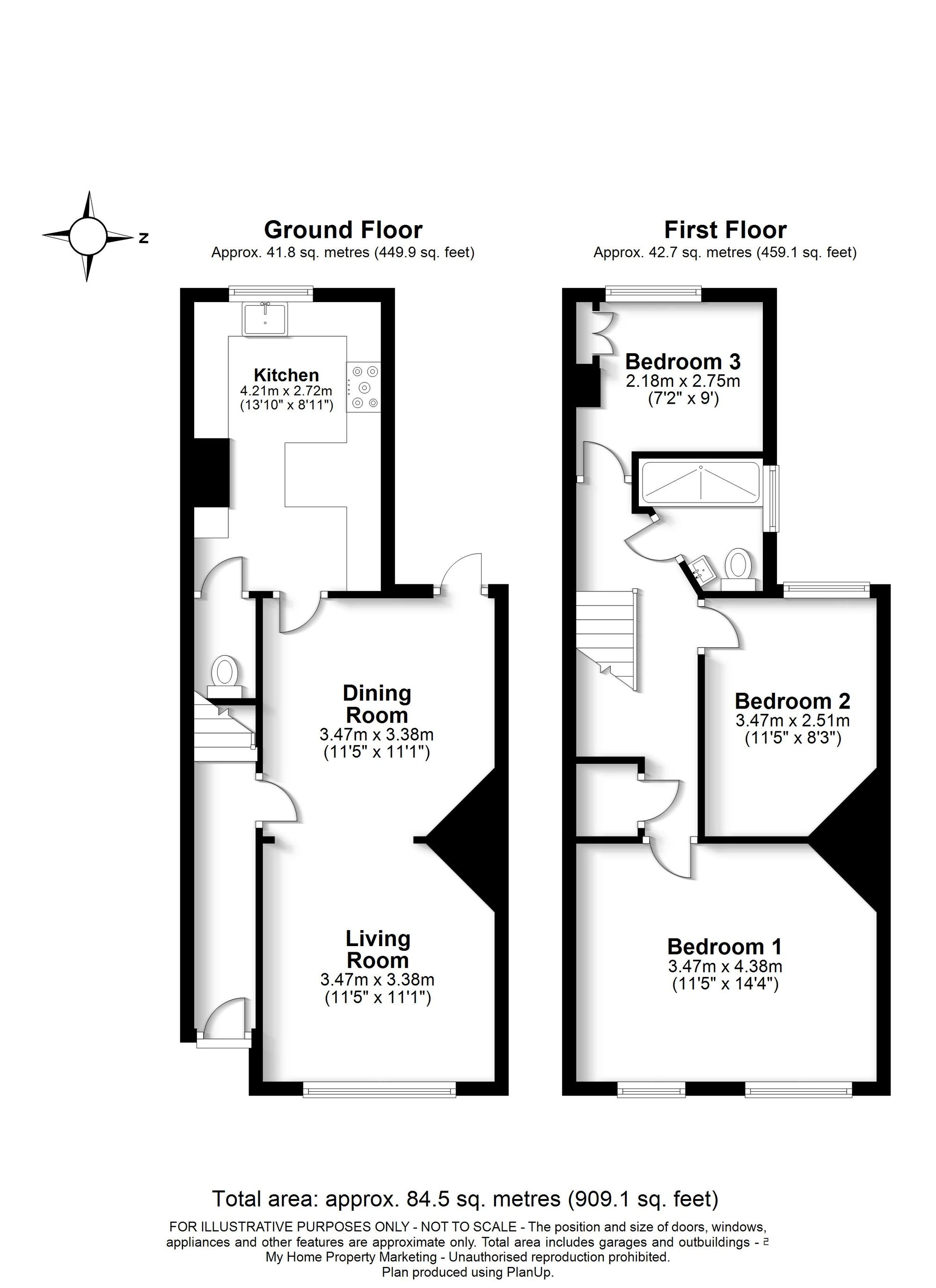 Floorplan for Bellingdon Road, Chesham, HP5