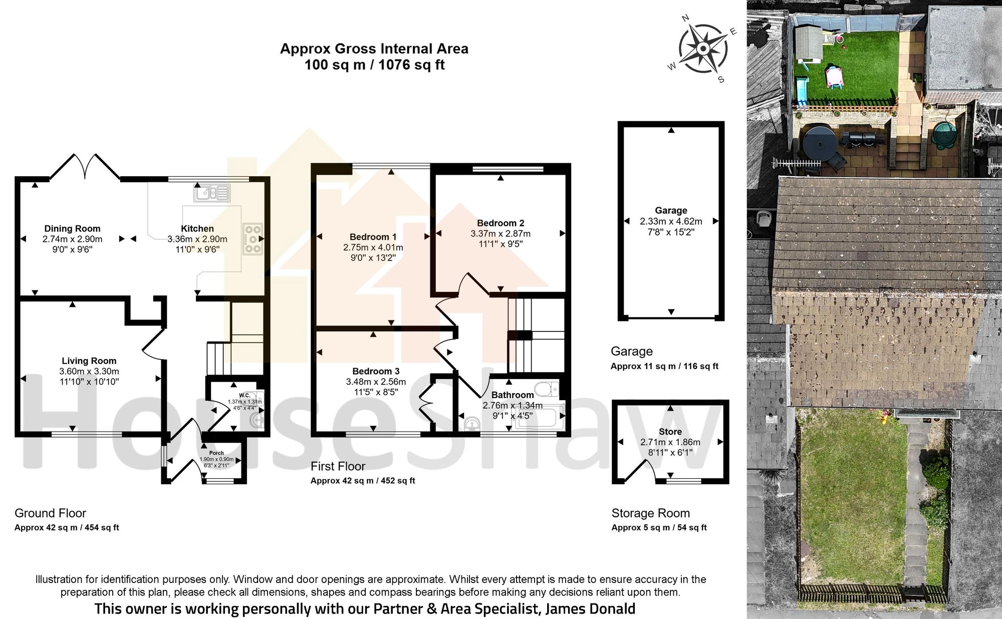 Floorplan for Hughenden Avenue, High Wycombe, HP13