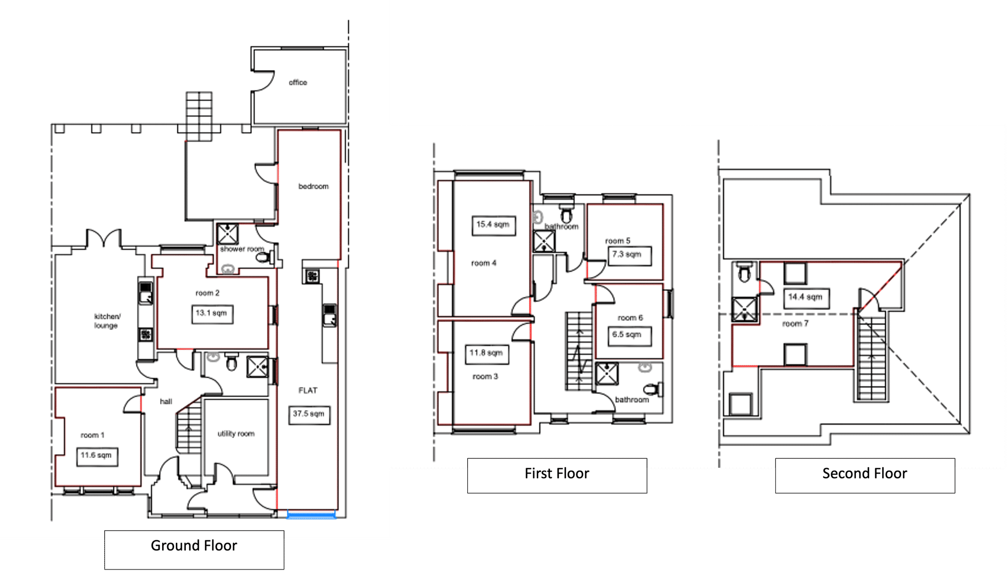 Floorplan for West Wycombe Road, High Wycombe, HP12