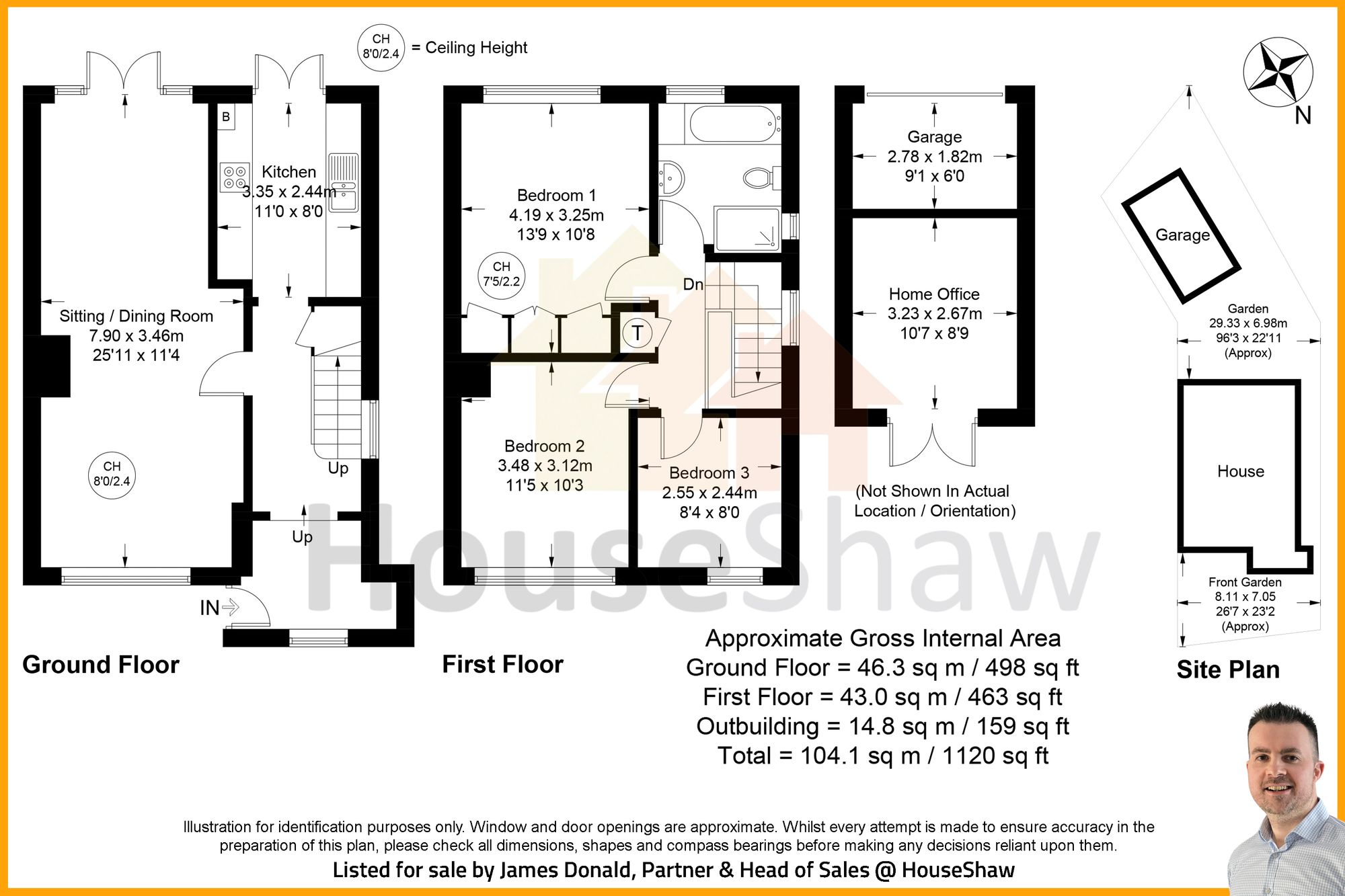 Floorplan for Hinton Close, High Wycombe, HP13