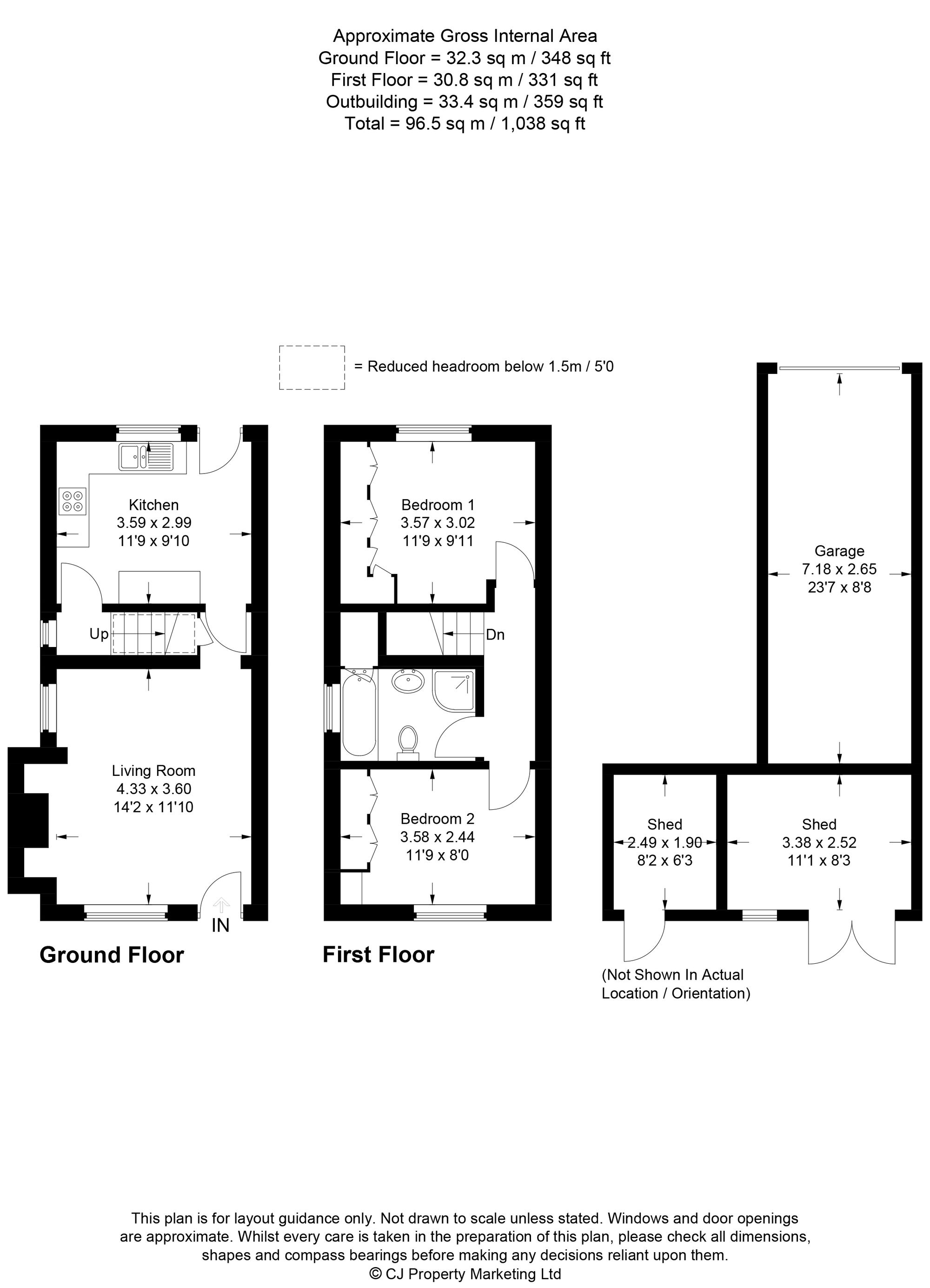 Floorplan for 4 Park Road, Chesham, HP5