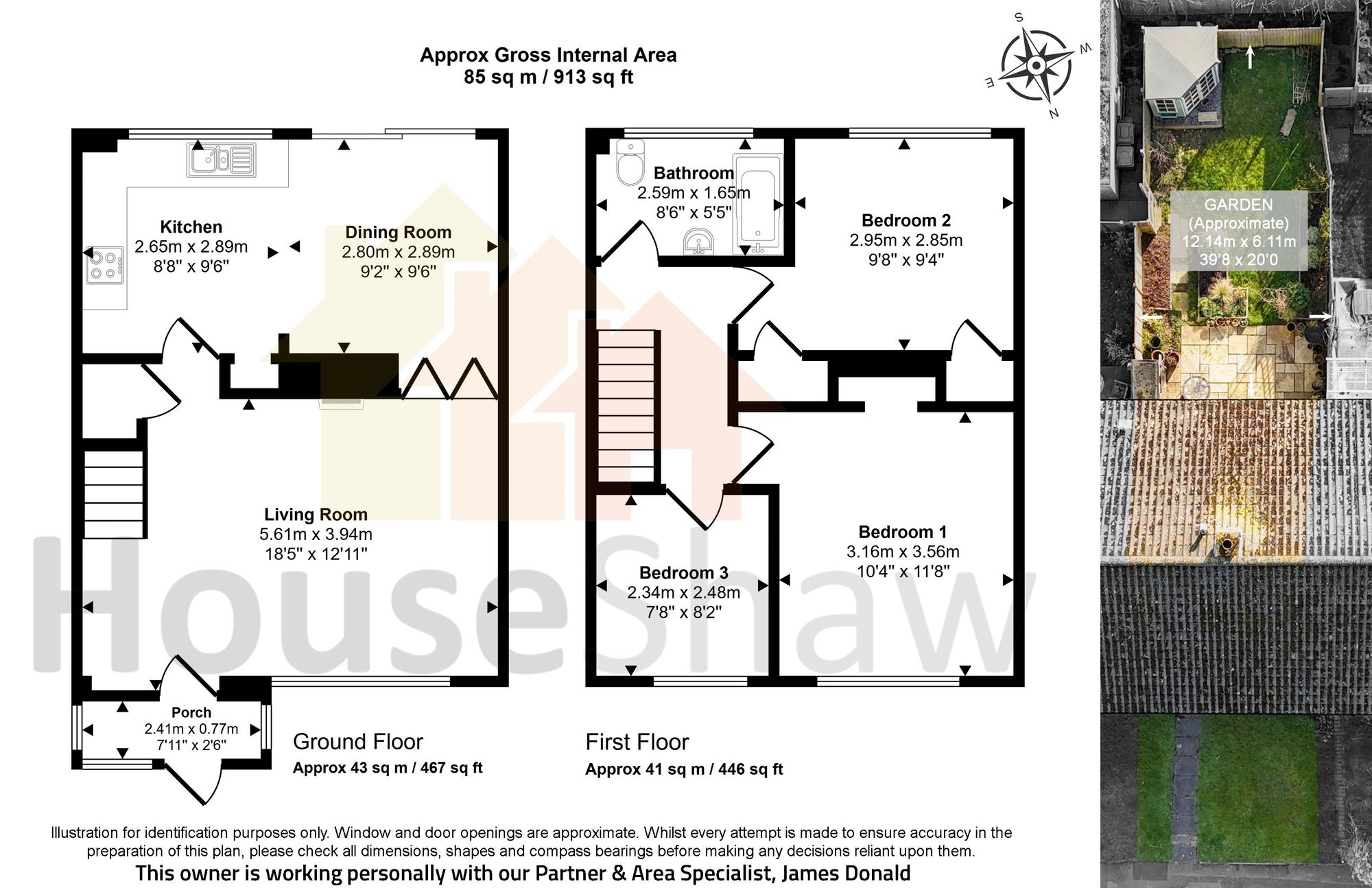 Floorplan for Willoughbys Walk, Downley, HP13