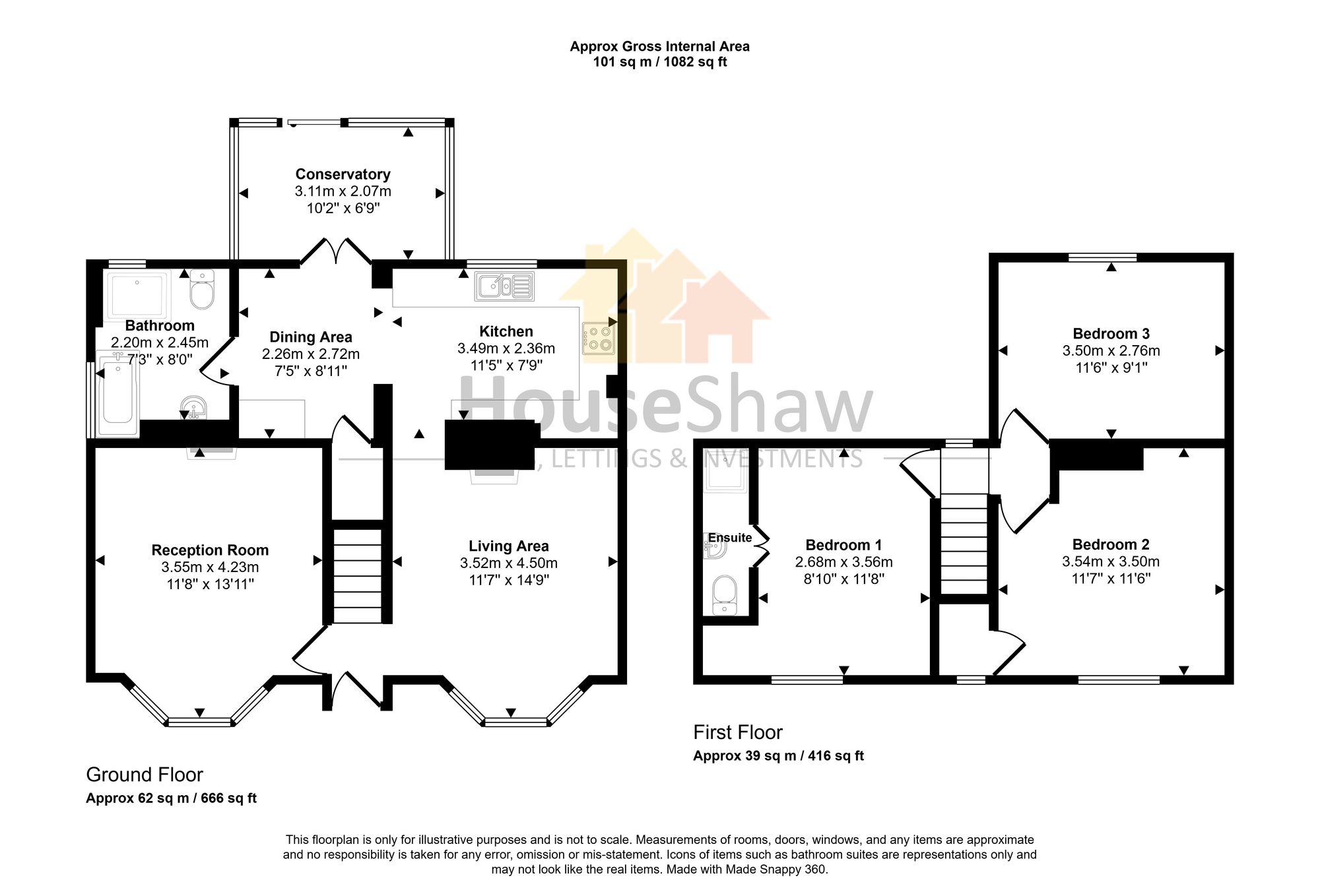 Floorplan for West Wycombe Road, High Wycombe, HP12