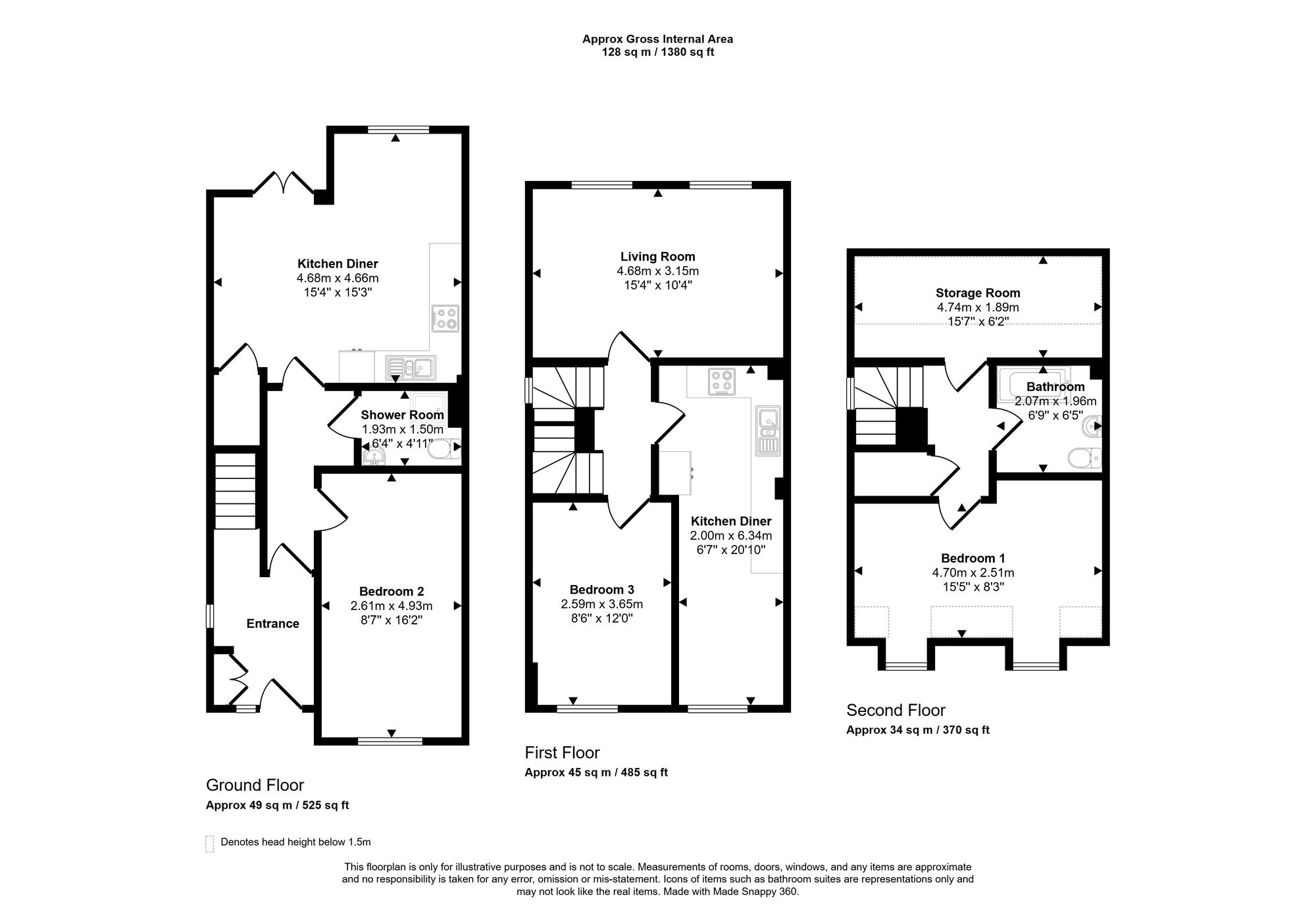 Floorplan for Waterside, Chesham, HP5