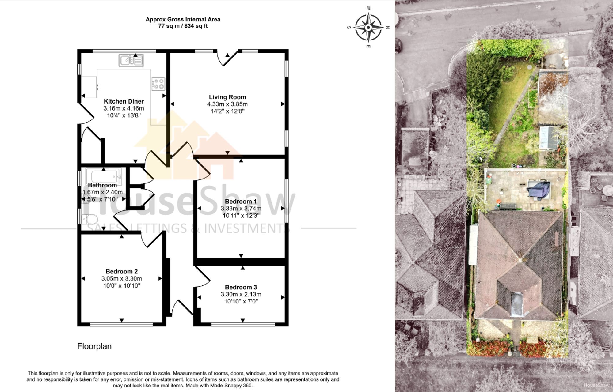 Floorplan for Fernside, Hazlemere, HP15