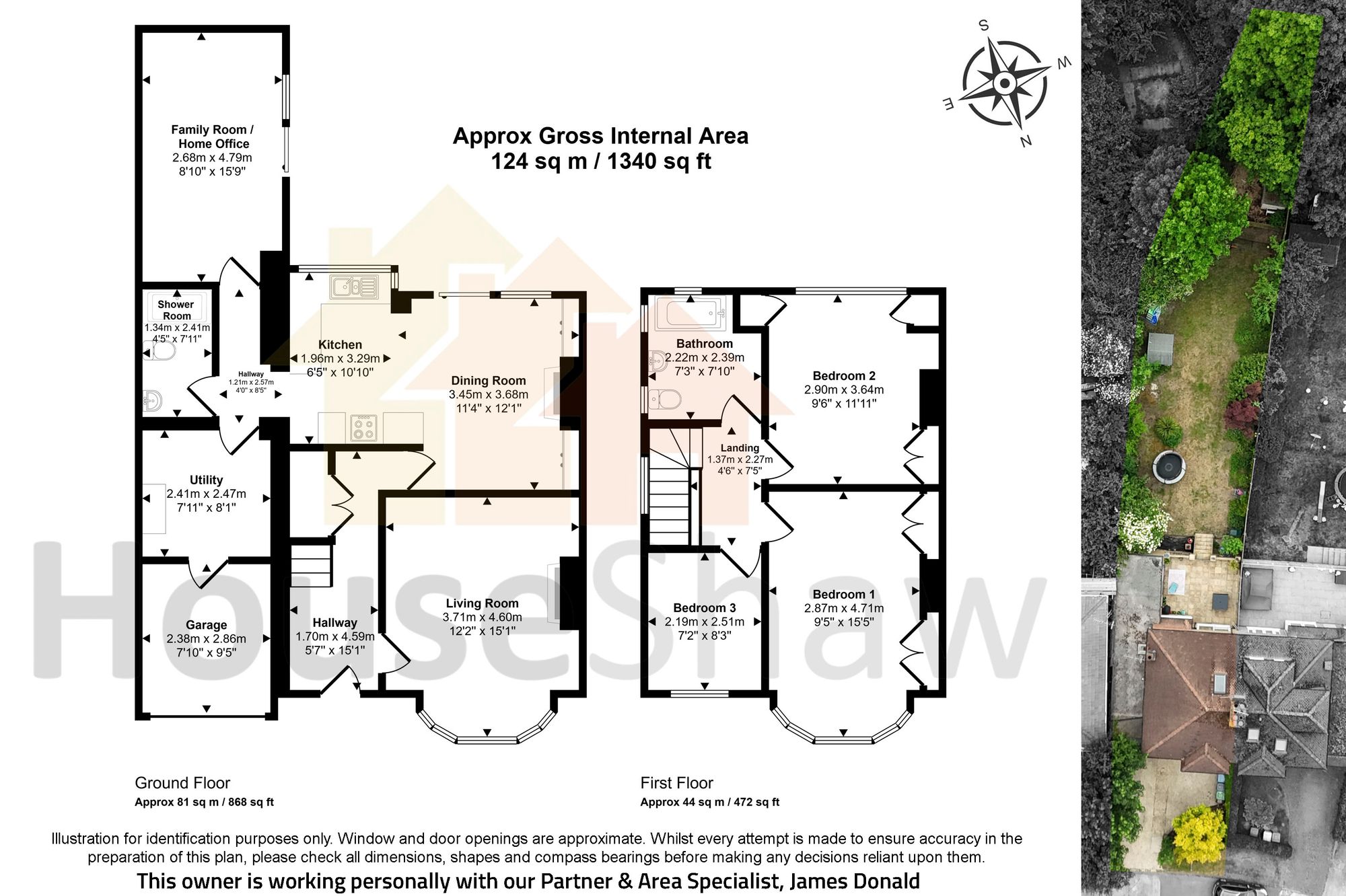 Floorplan for Lyndhurst Close, High Wycombe, HP13