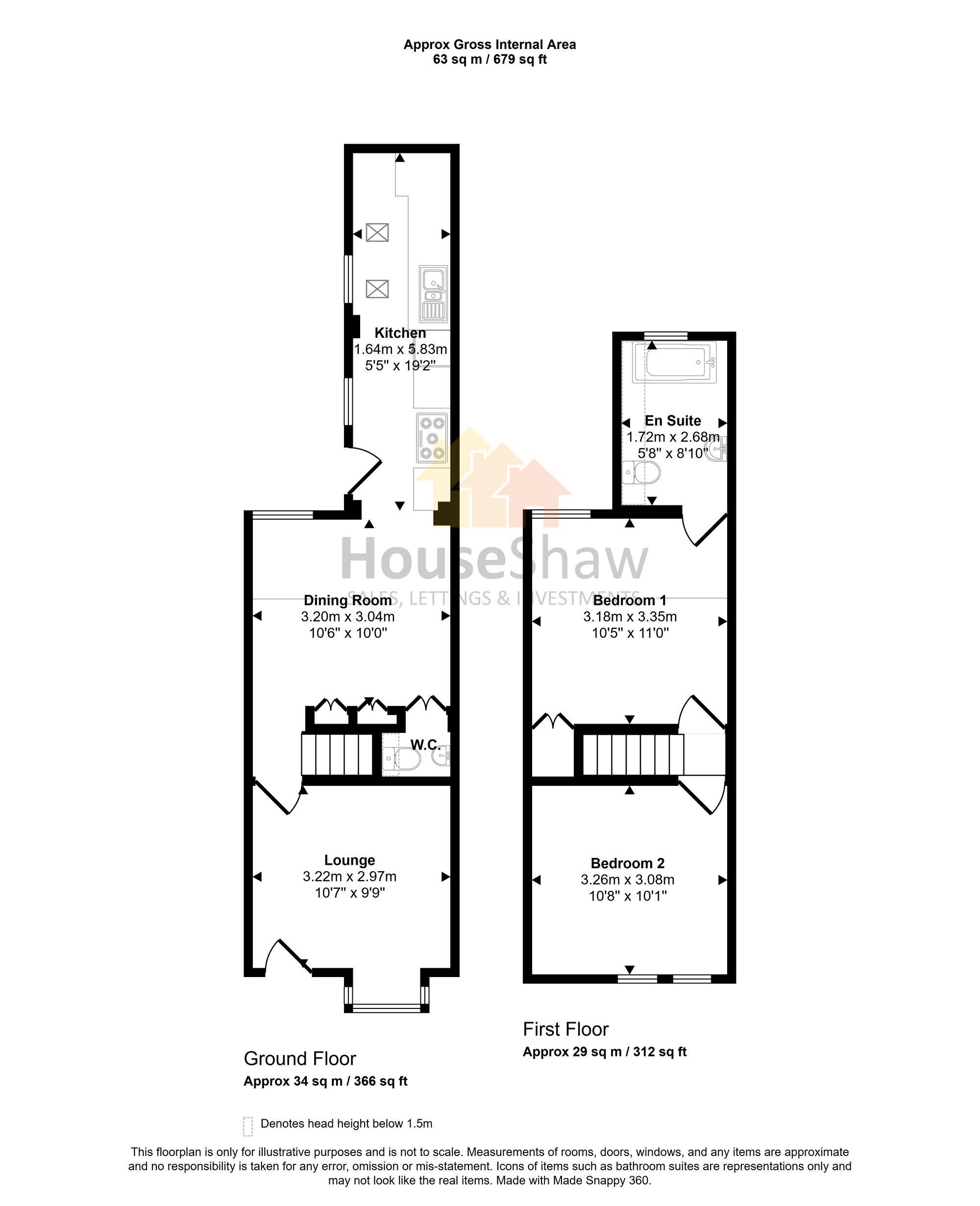 Floorplan for Berkhampstead Road, Chesham, HP5